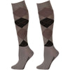 Harry's Horse Chaussettes d'Équitation Arygle Gris