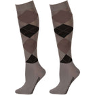 Harry's Horse Chaussettes d'Équitation Arygle Gris