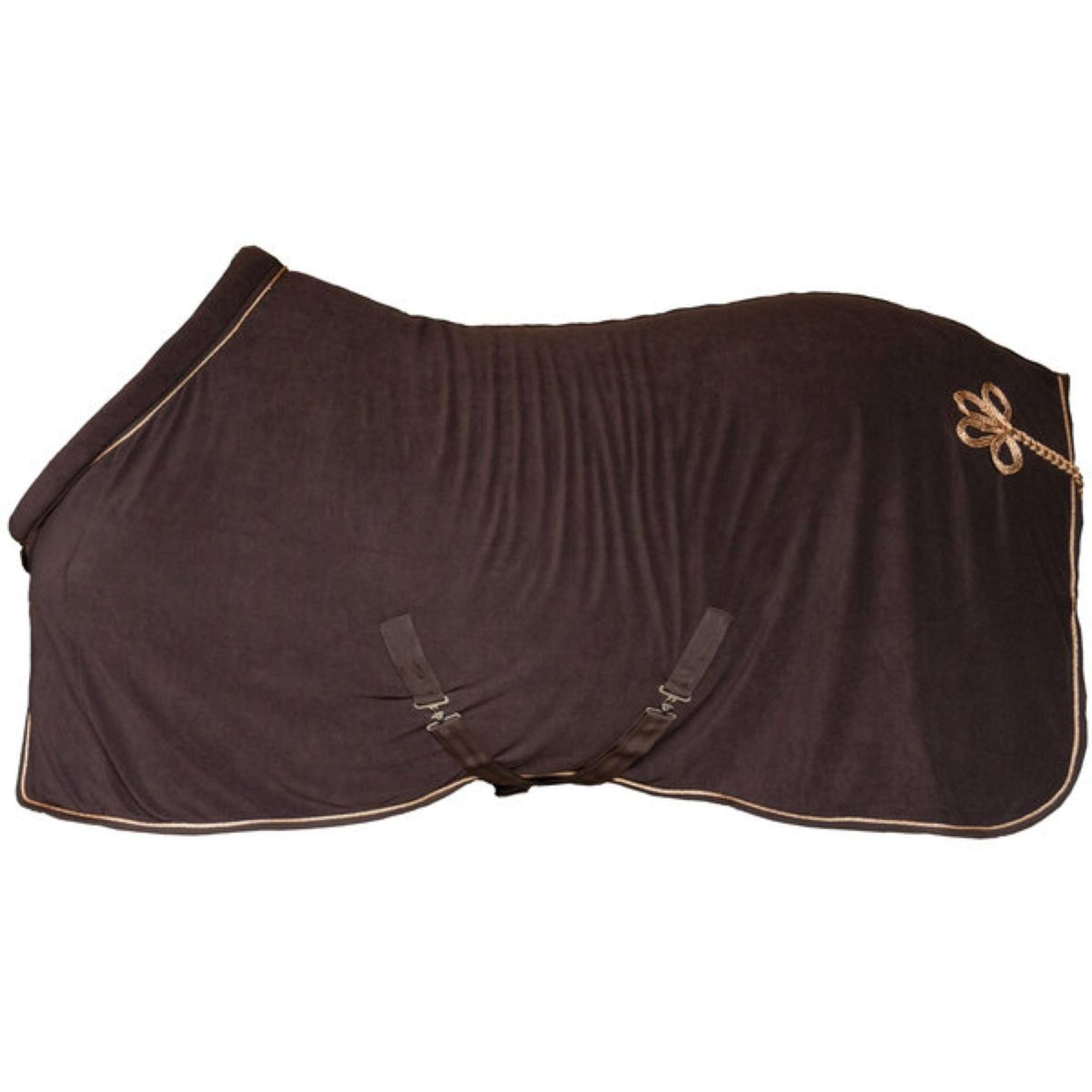 HKM Couvertures Anti-Transpiration Rosegold Glamour Marron/Or Rose