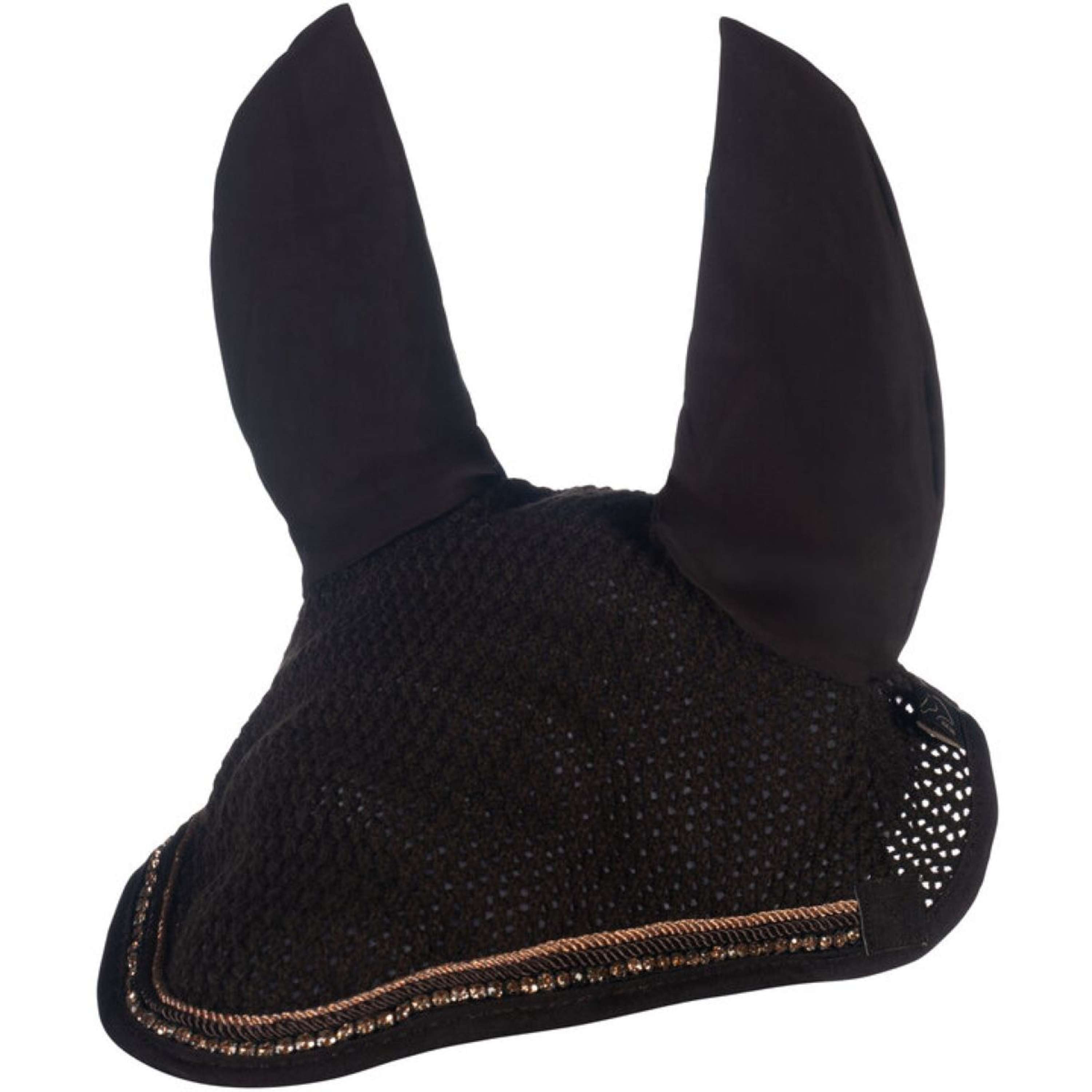 HKM Bonnet Anti-Mouches Rosegold Glamour Marron/Or Rose