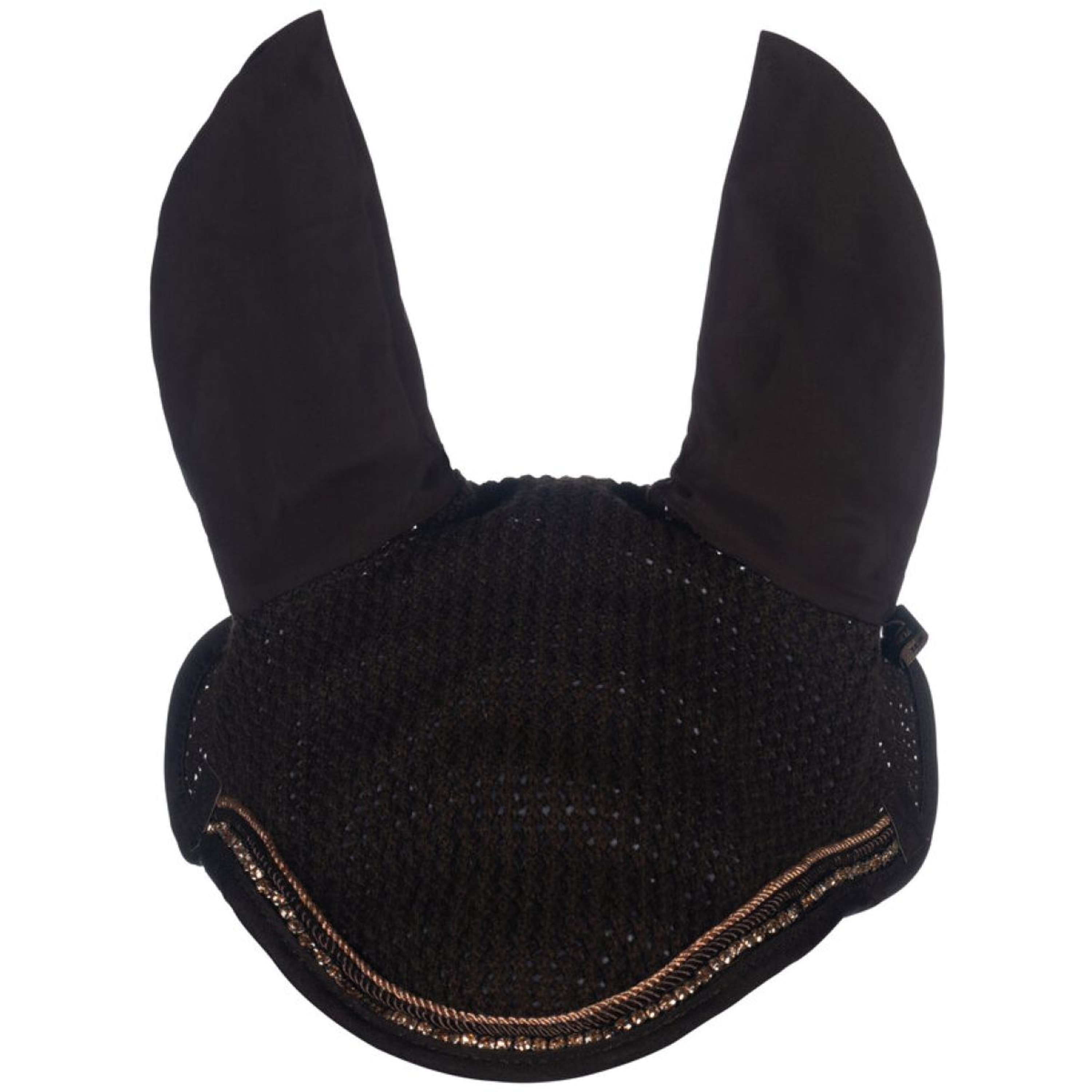 HKM Bonnet Anti-Mouches Rosegold Glamour Marron/Or Rose
