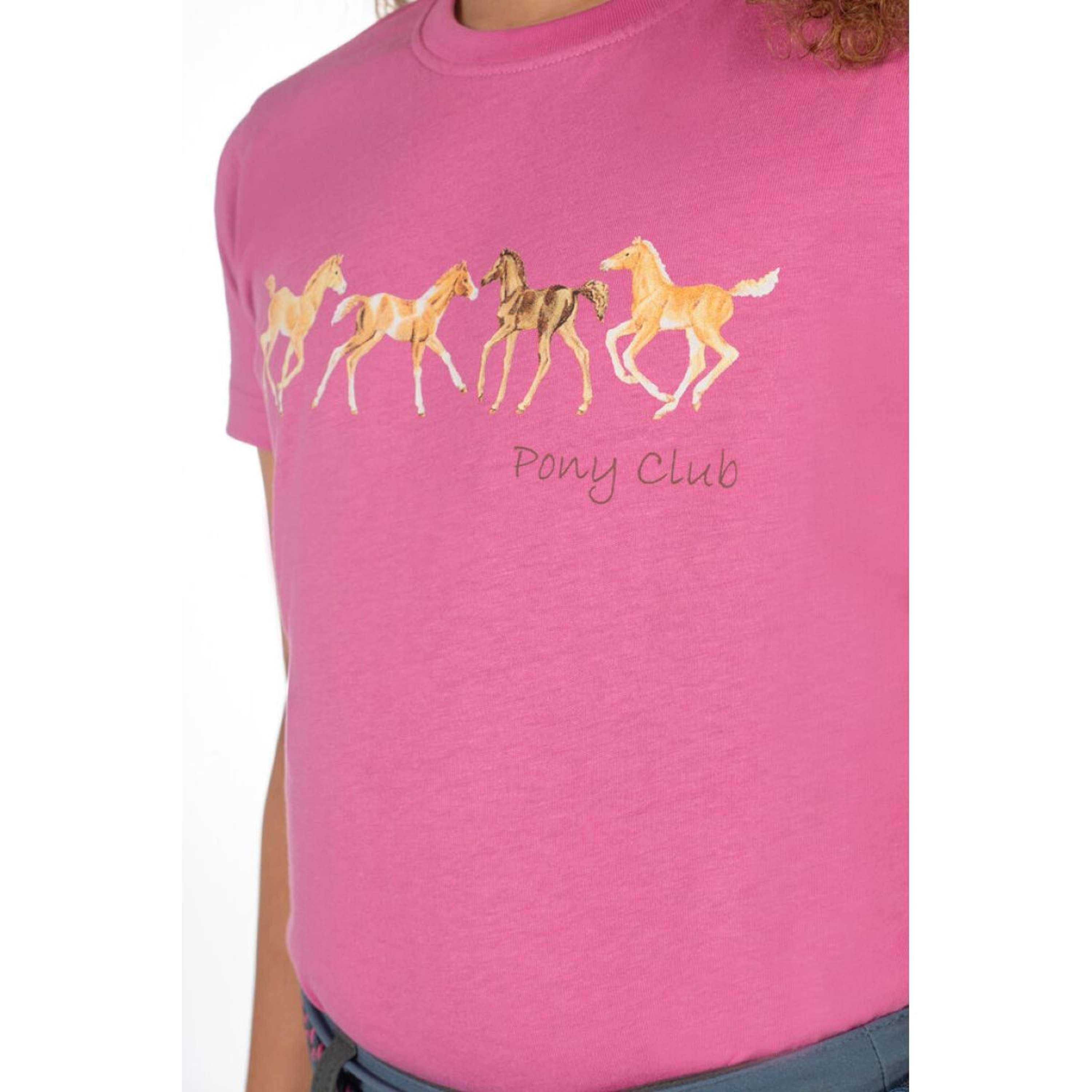 HKM T-Shirt Pony Club Rose