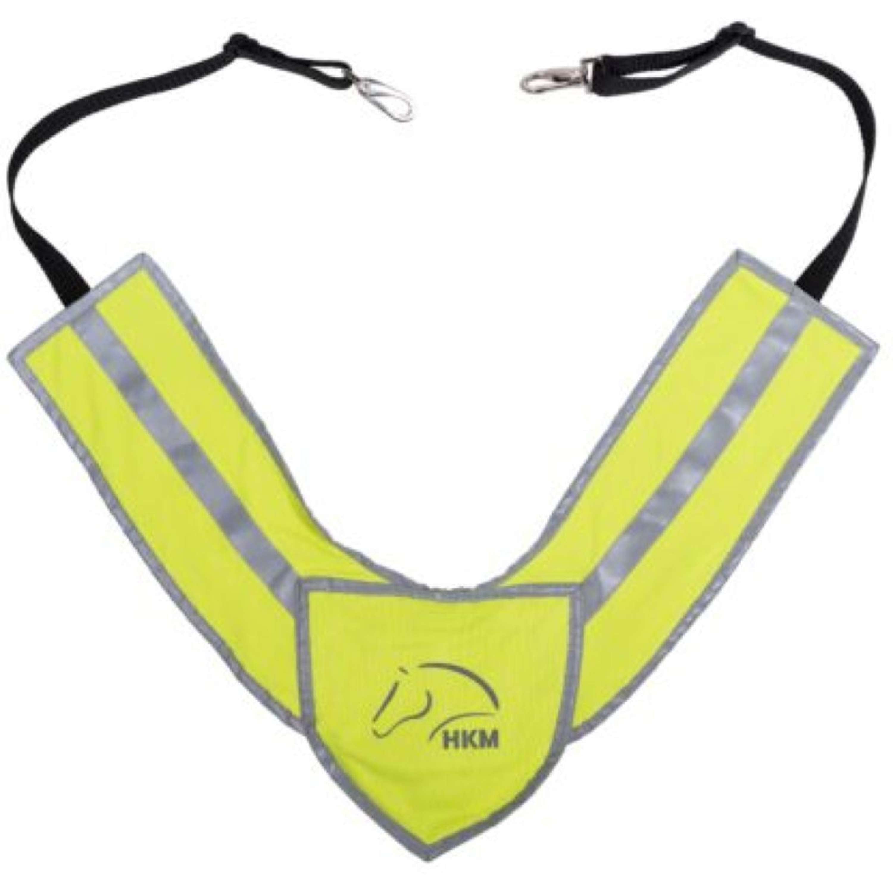 HKM Collier de Chasse Reflective Néon Jaune