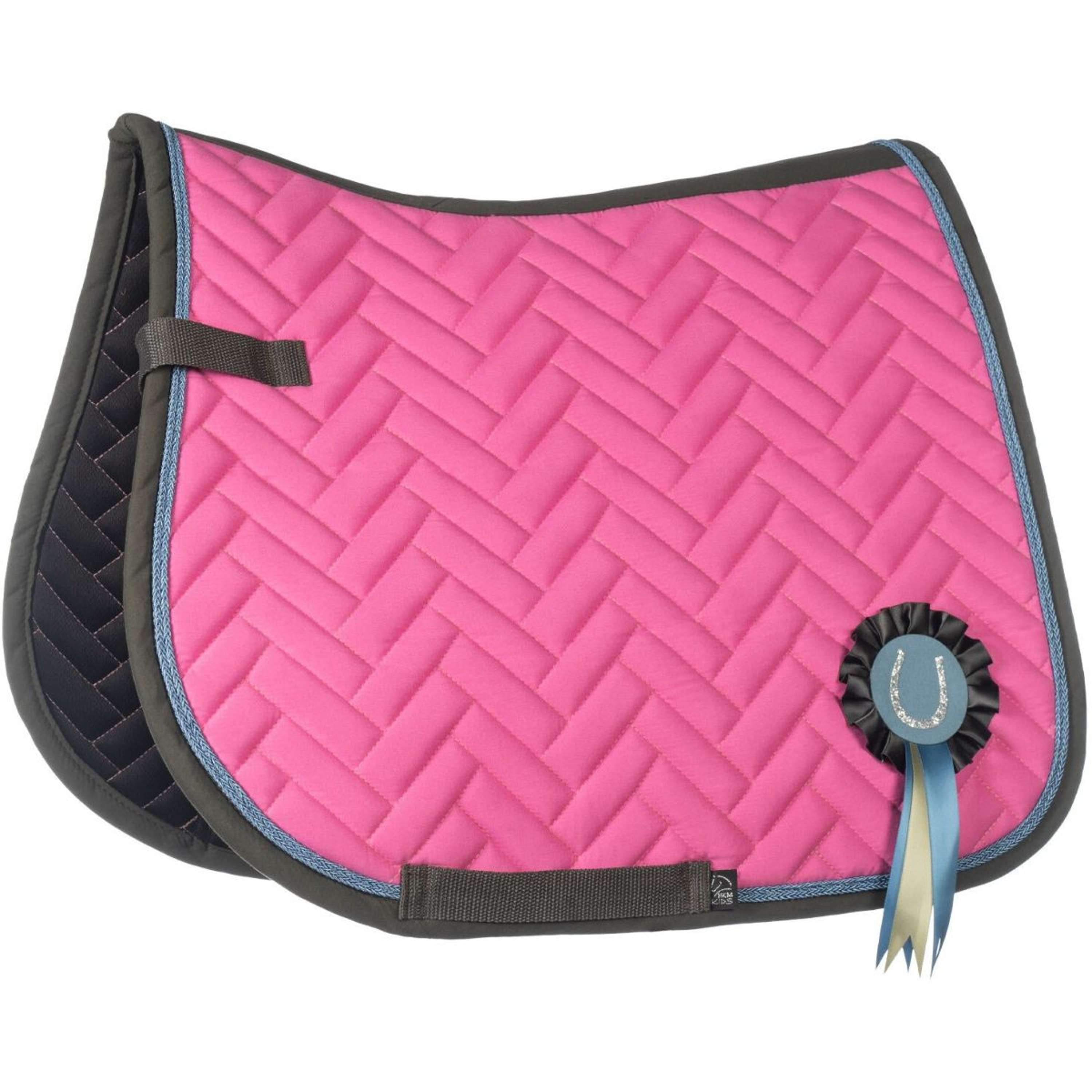 HKM Tapis de Selle Nele Polyvalent Rose