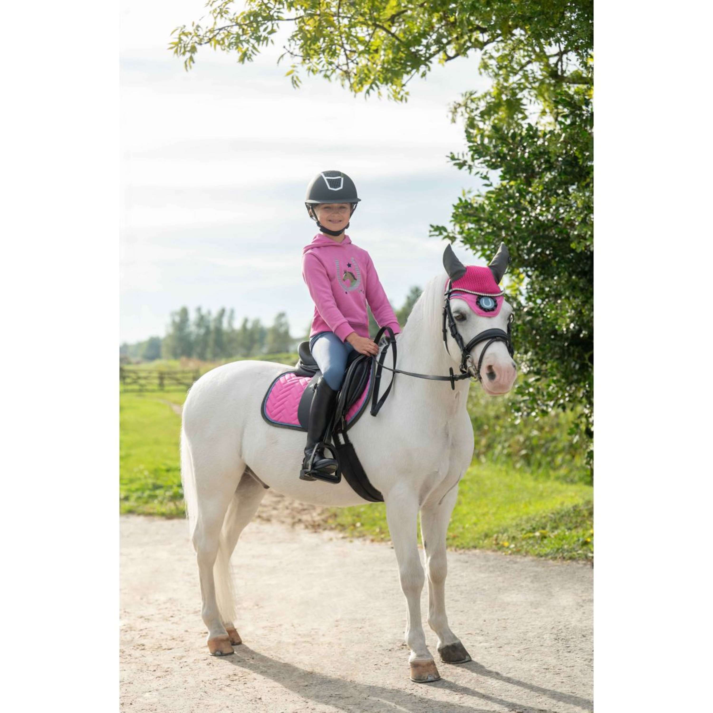 HKM Tapis de Selle Nele Polyvalent Rose