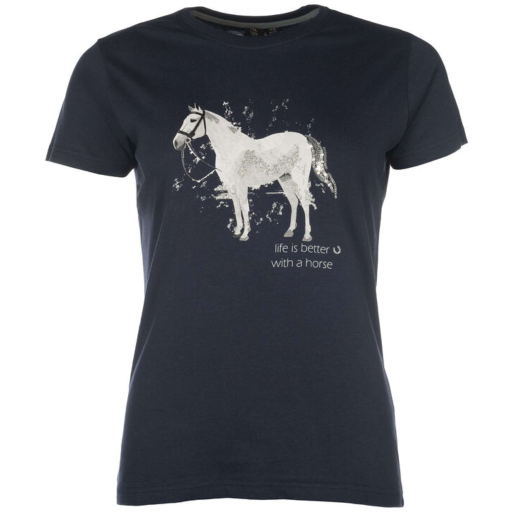 HKM T-Shirt Sparkle Bleu foncé