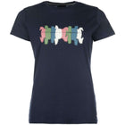 HKM T-Shirt Mirror Bleu foncé