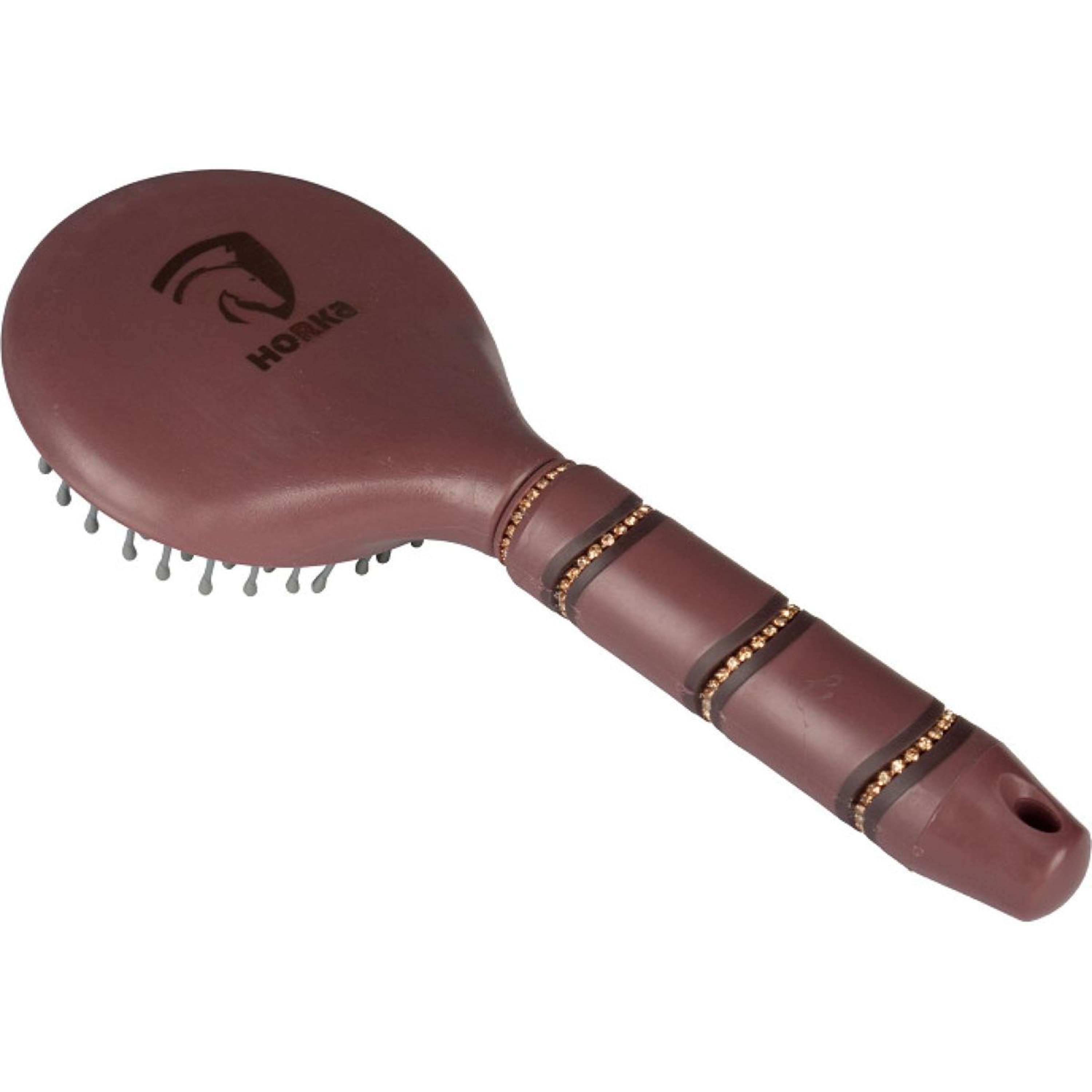 HORKA Brosse pour Queue et Crinière Diamant Deep Ruby