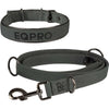 EQPRO Collier et Laisse Softshell Shadow Steel