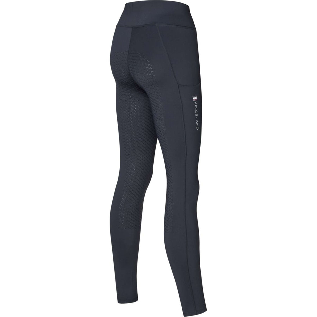 Kingsland Legging d'Équitation Classic Full Grip Marin