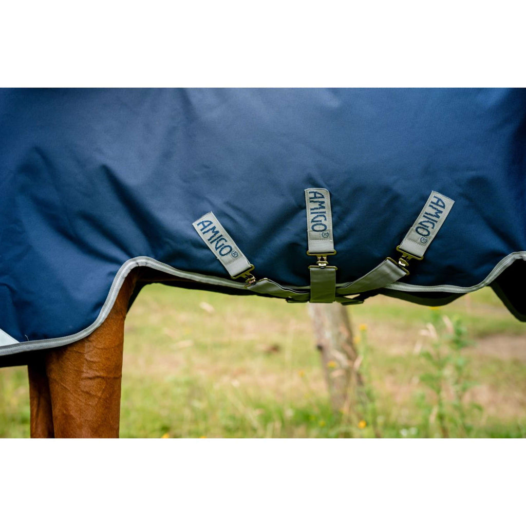 Amigo Couverture Turnout Bravo 100g Navy/Titanium Grey