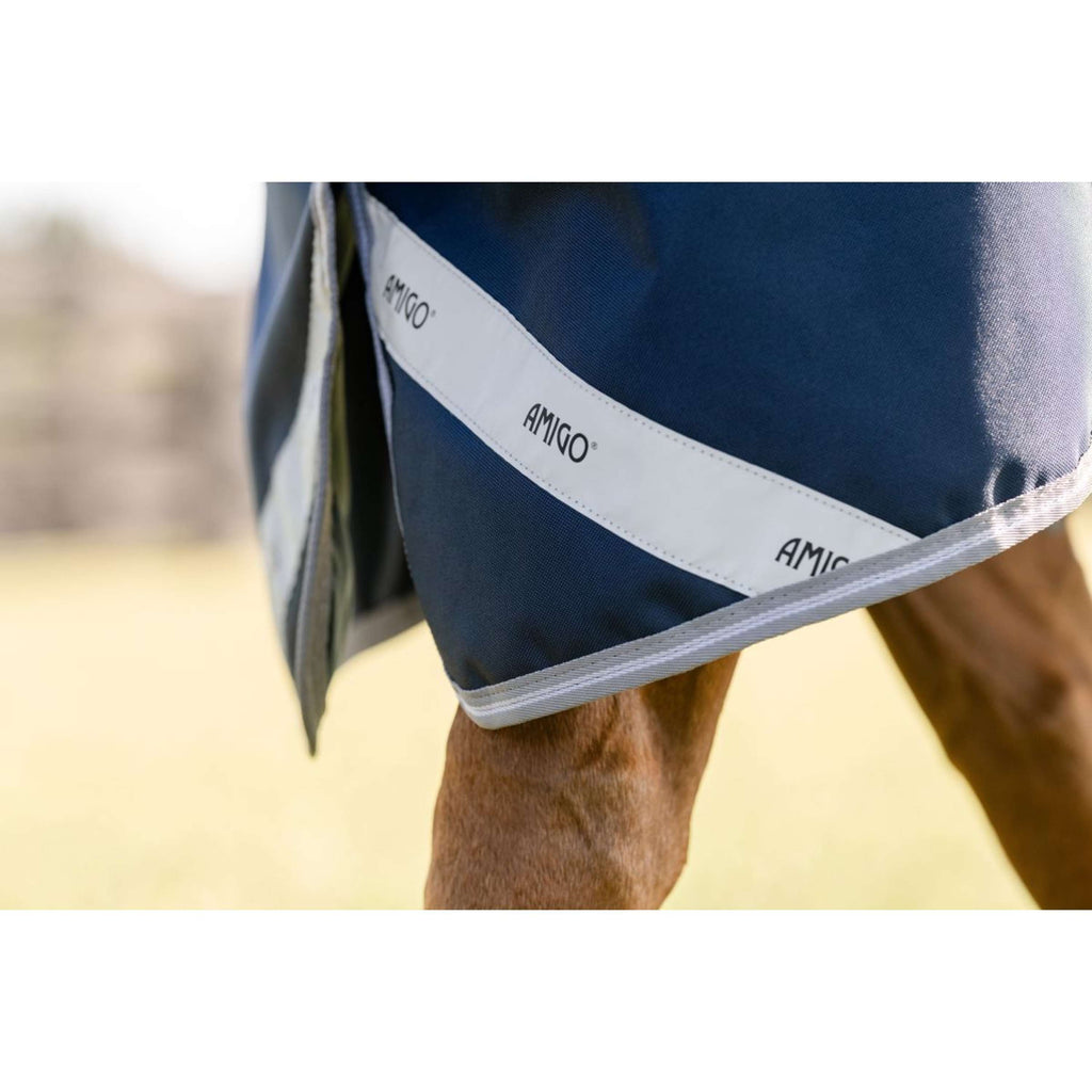 Amigo Couverture Turnout Bravo 100g Navy/Titanium Grey