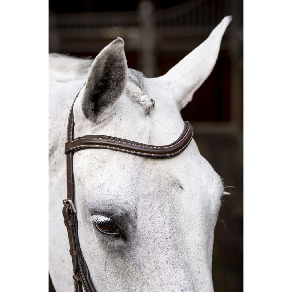 Horseware Micklem Deluxe Competition Bridle Dark Havana