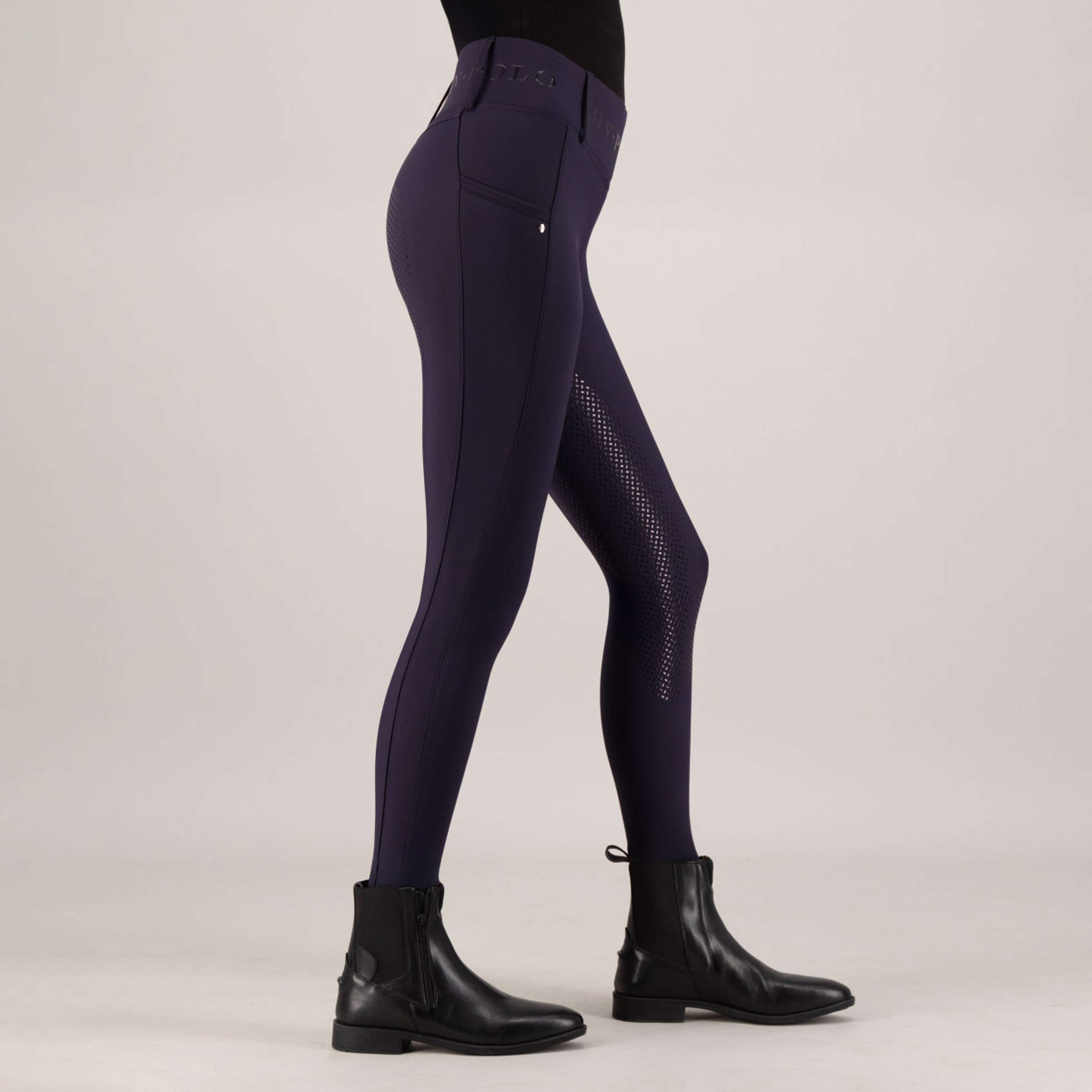 HV Polo Legging d'Ã‰quitation HVPFavourite Full Grip Marin