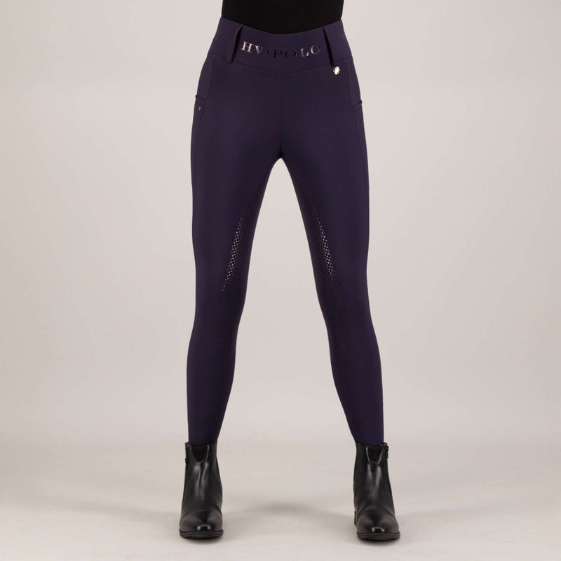 HV Polo Legging d'Ã‰quitation HVPFavourite Full Grip Marin