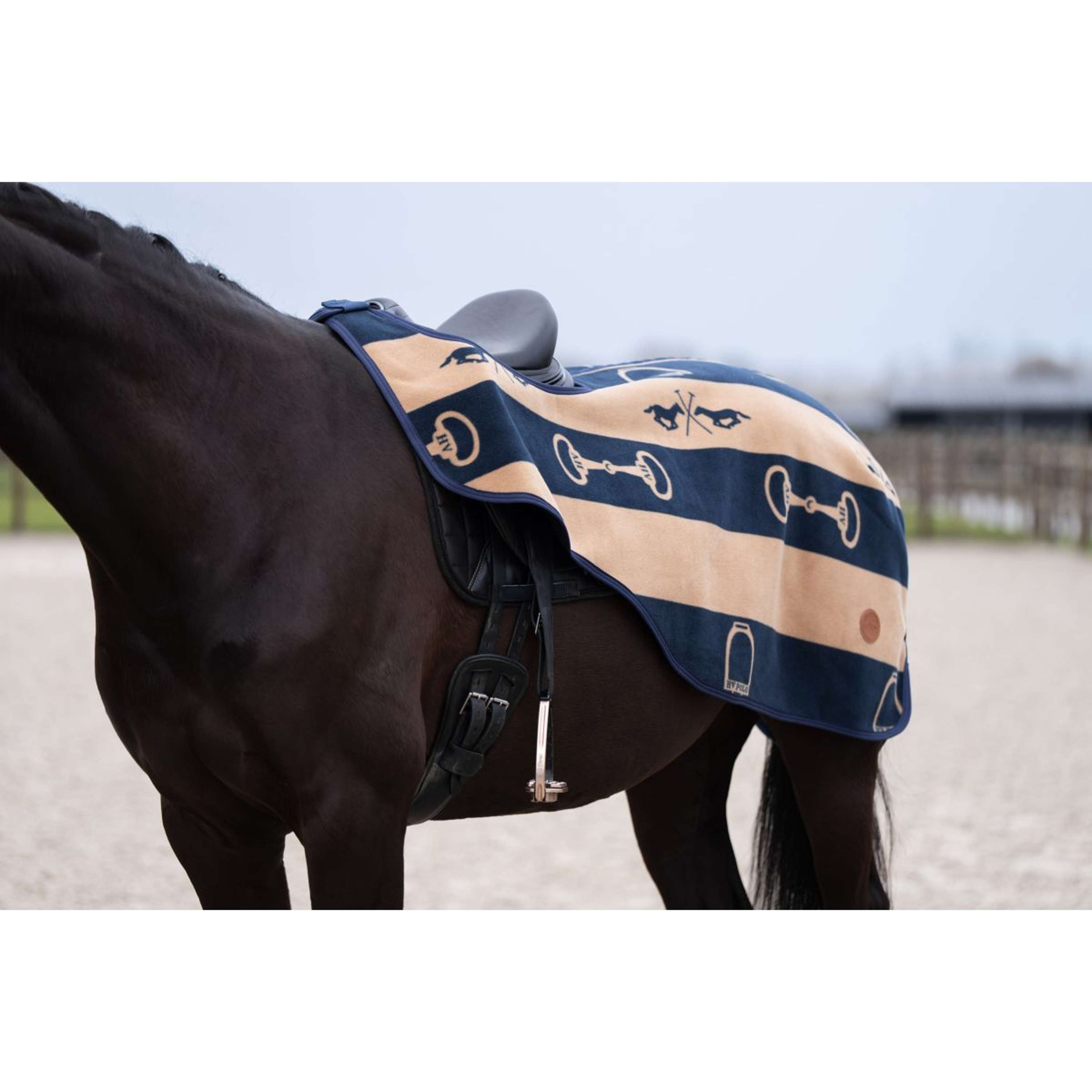HV Polo Couvre-reins HVPGwenny Navy/Camel