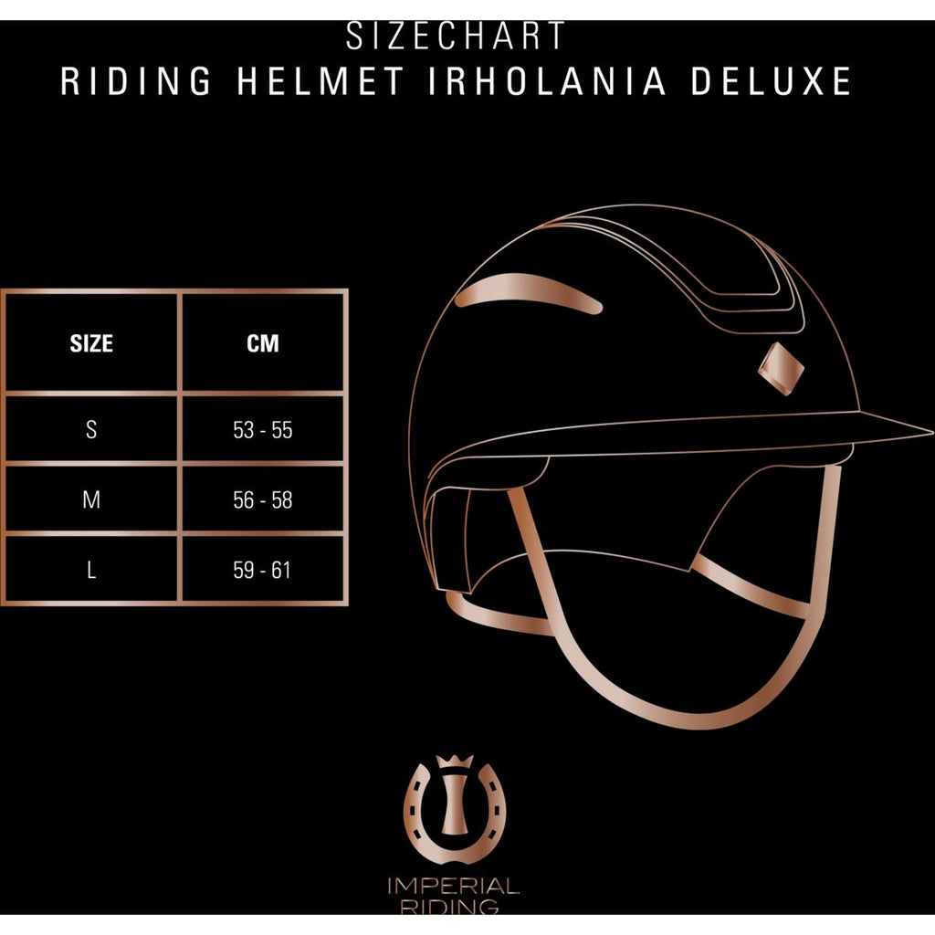 Imperial Riding Bombe IRHOLania Deluxe Big Visor Marron