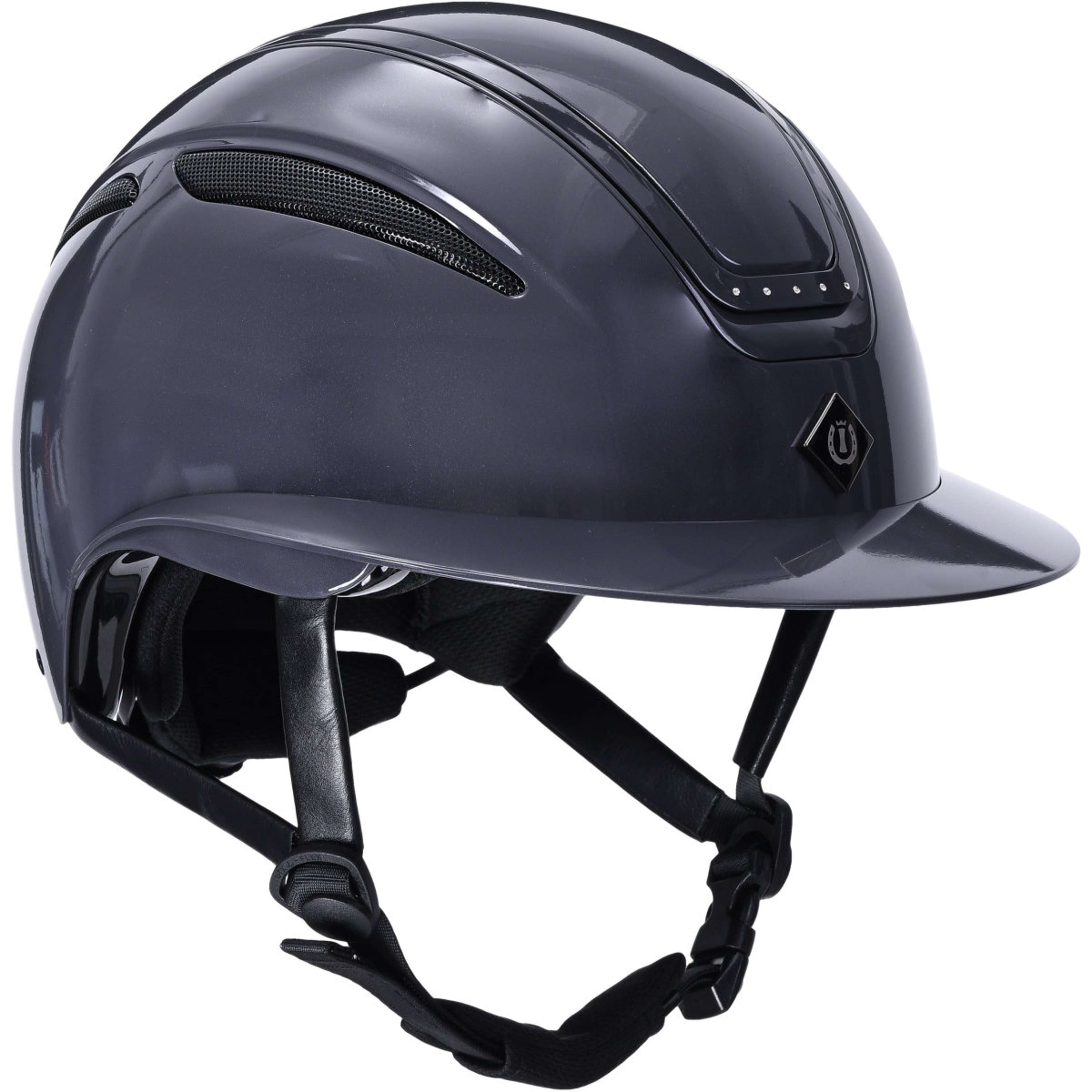 Imperial Riding Bombe IRHOlania Deluxe Big Visor Gris foncé/Gris