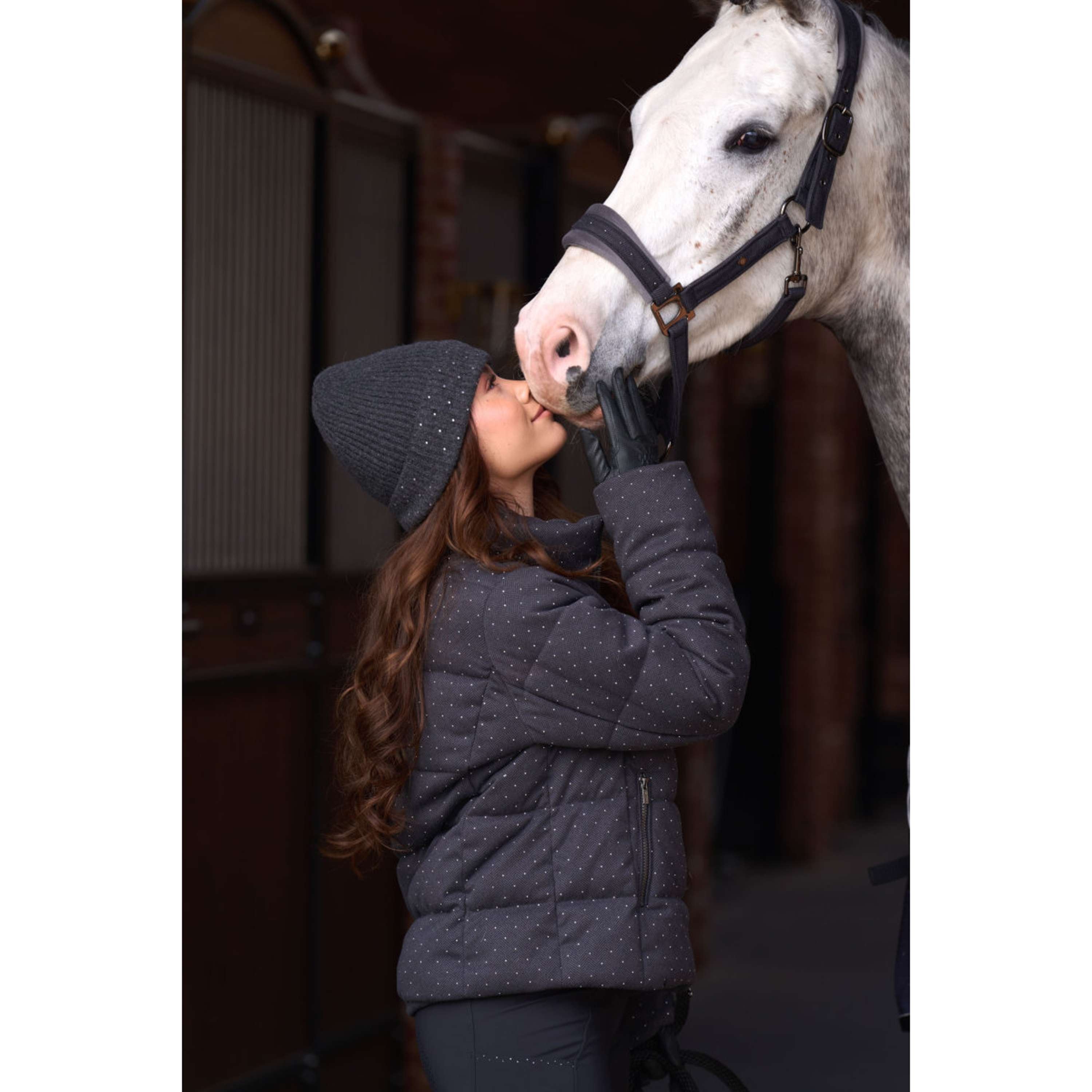 Imperial Riding Bonnet IRHChilly Sparkle Gris