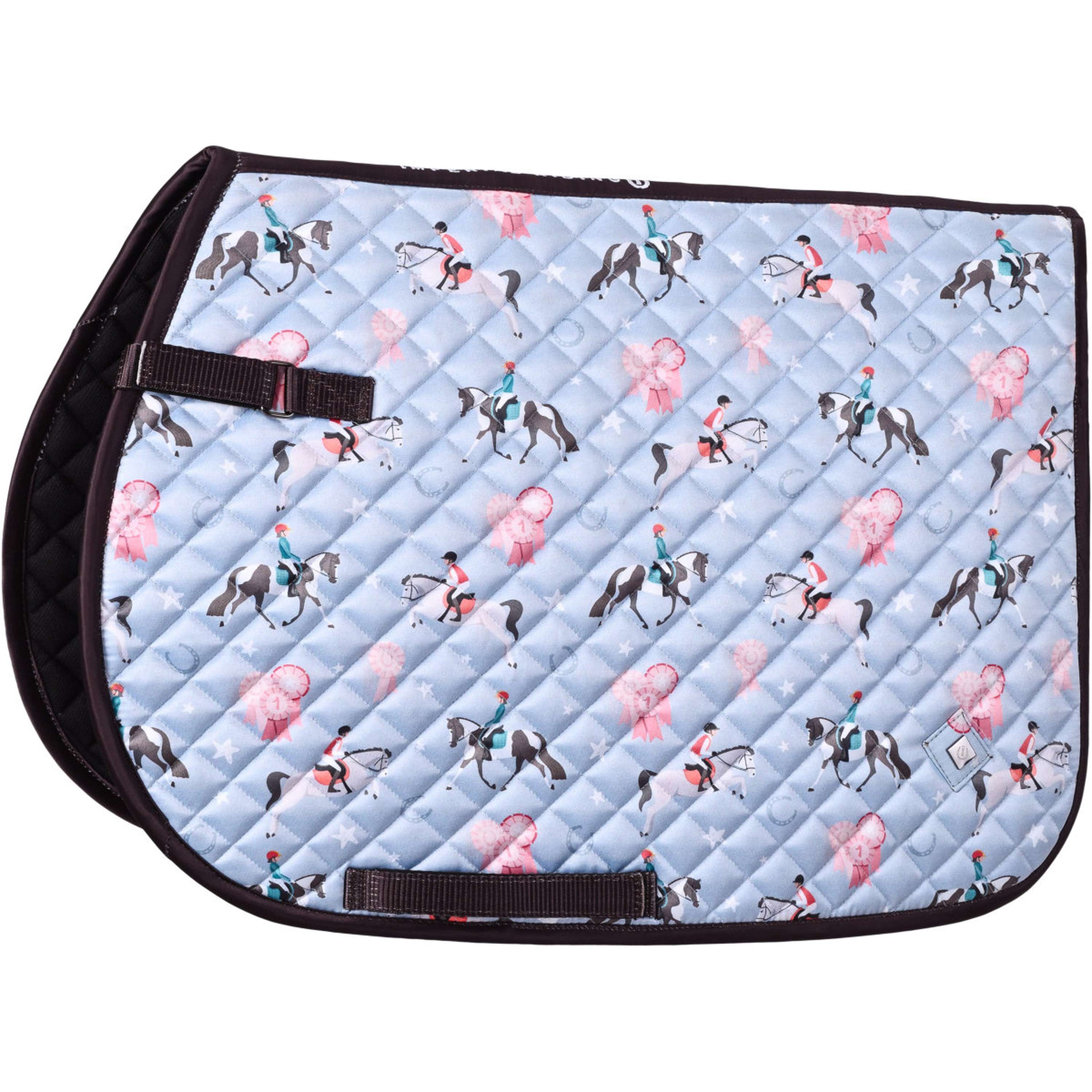 Imperial Riding Tapis de Selle IRHLittle Champion Polyvalent Bleu Clair