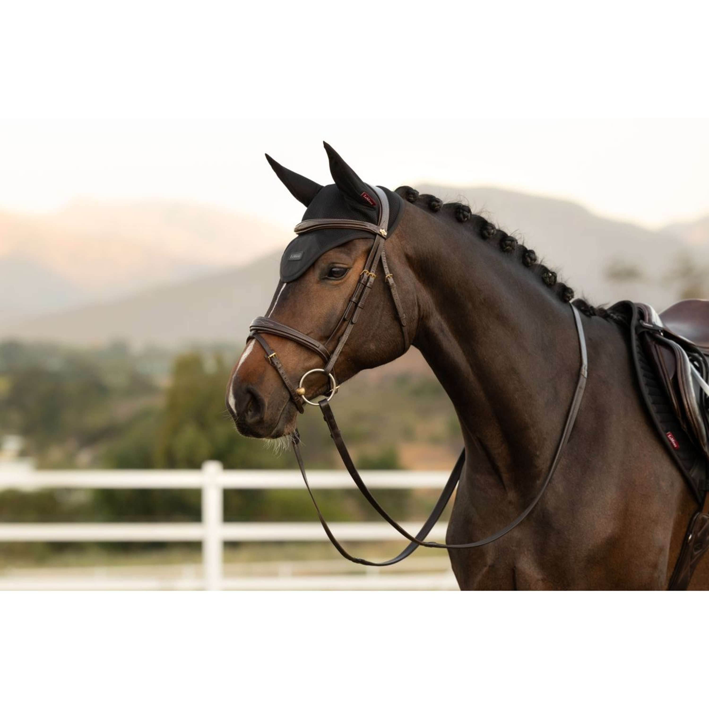 LeMieux Bonnet Anti-Mouches Air-Tek Mesh Noir