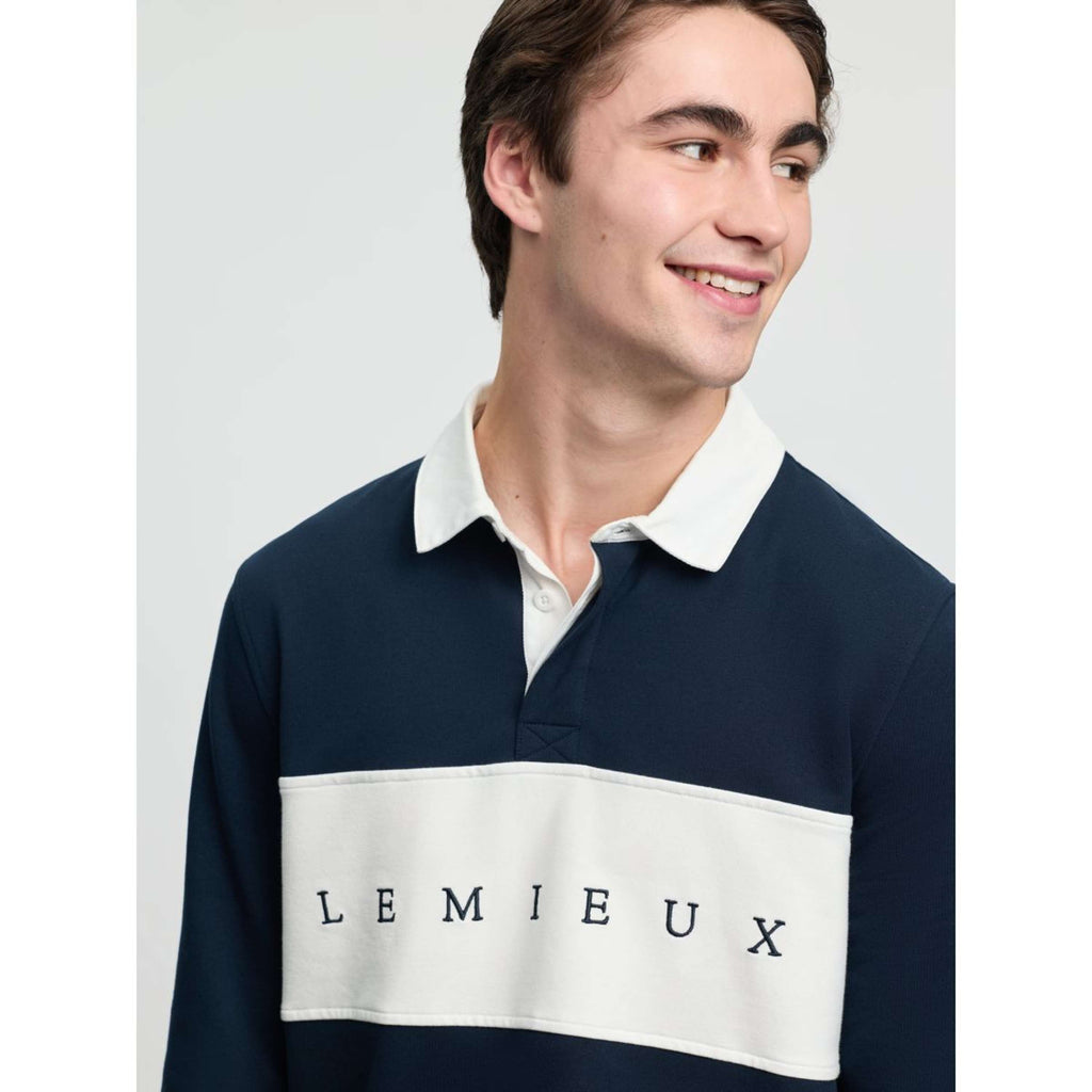 LeMieux Polo de Rugby Hommes Marin