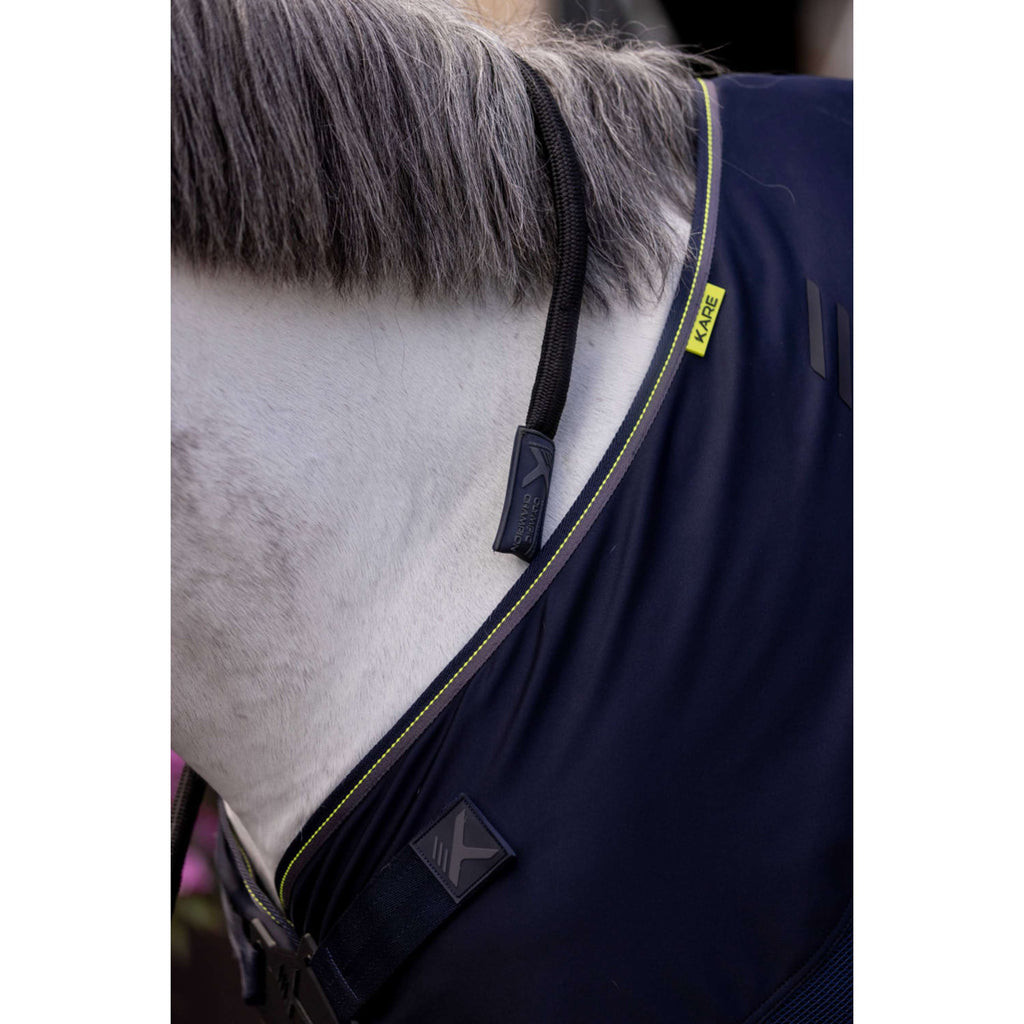 K by EQUITHÈME Corde pour Licol Triton avec Mousqueton Noir