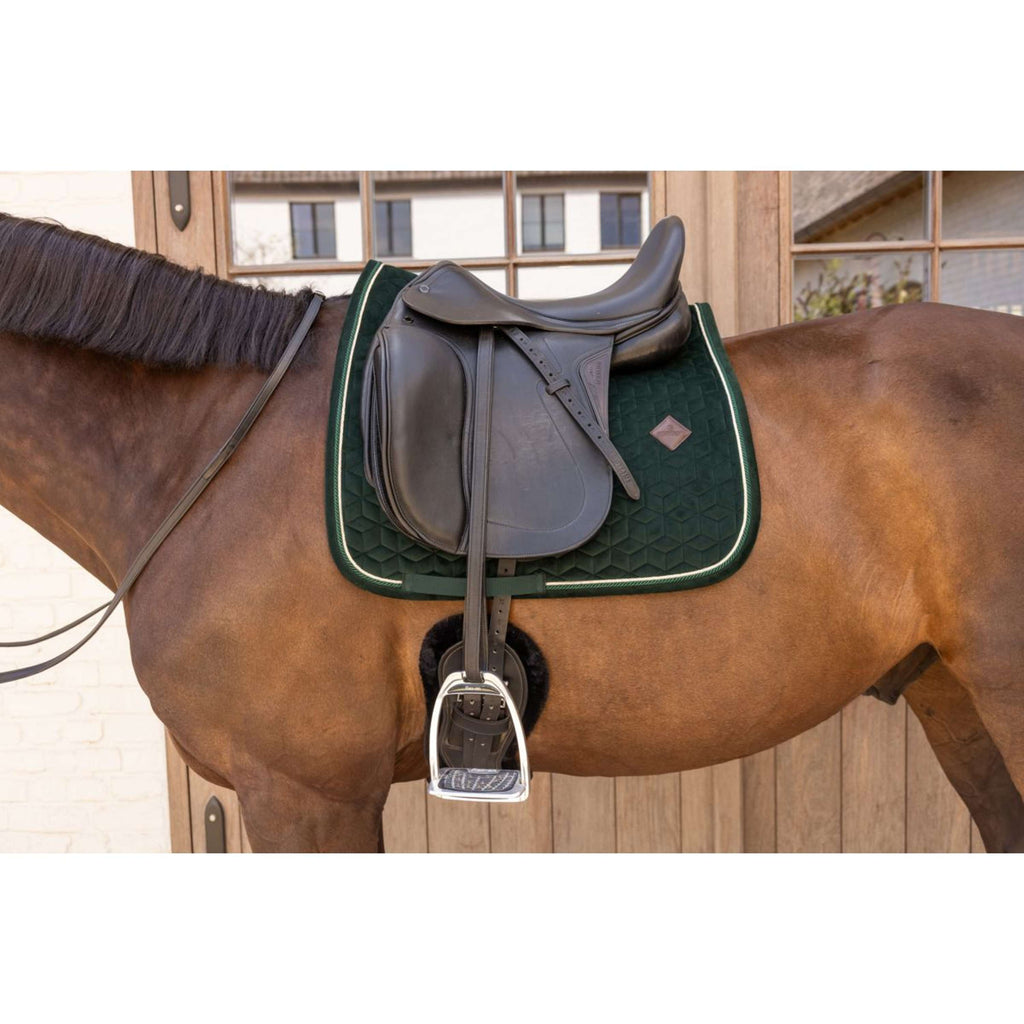 Kentucky Tapis de Selle Velvet Dressage Pine Green