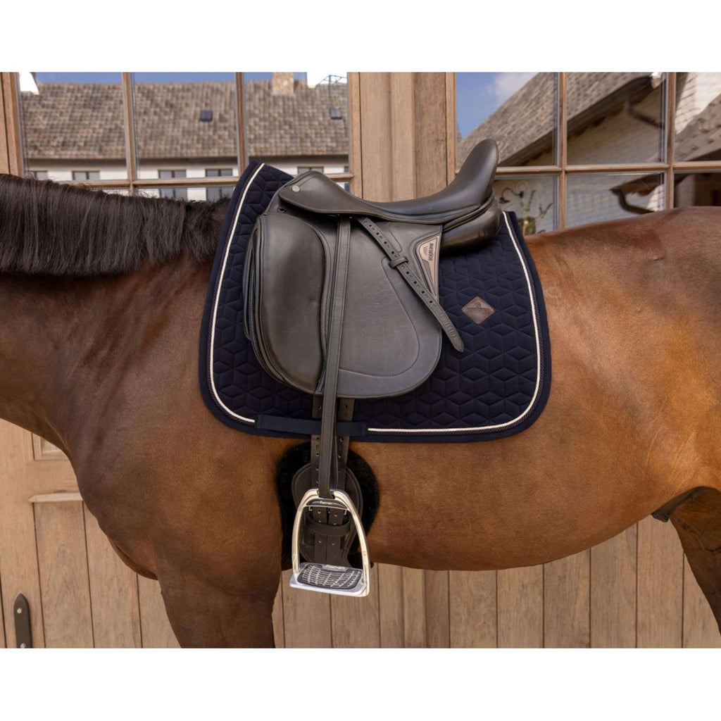 Kentucky Tapis de Selle Velvet Dressage Marin foncé