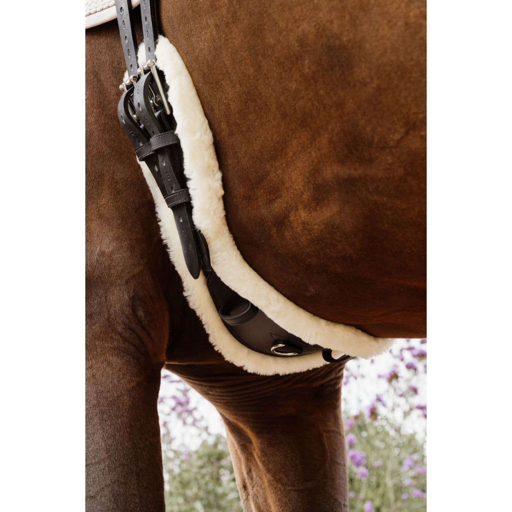 Kentucky Horsewear Sangle de Dressage Anatomic Sheepskin Noir