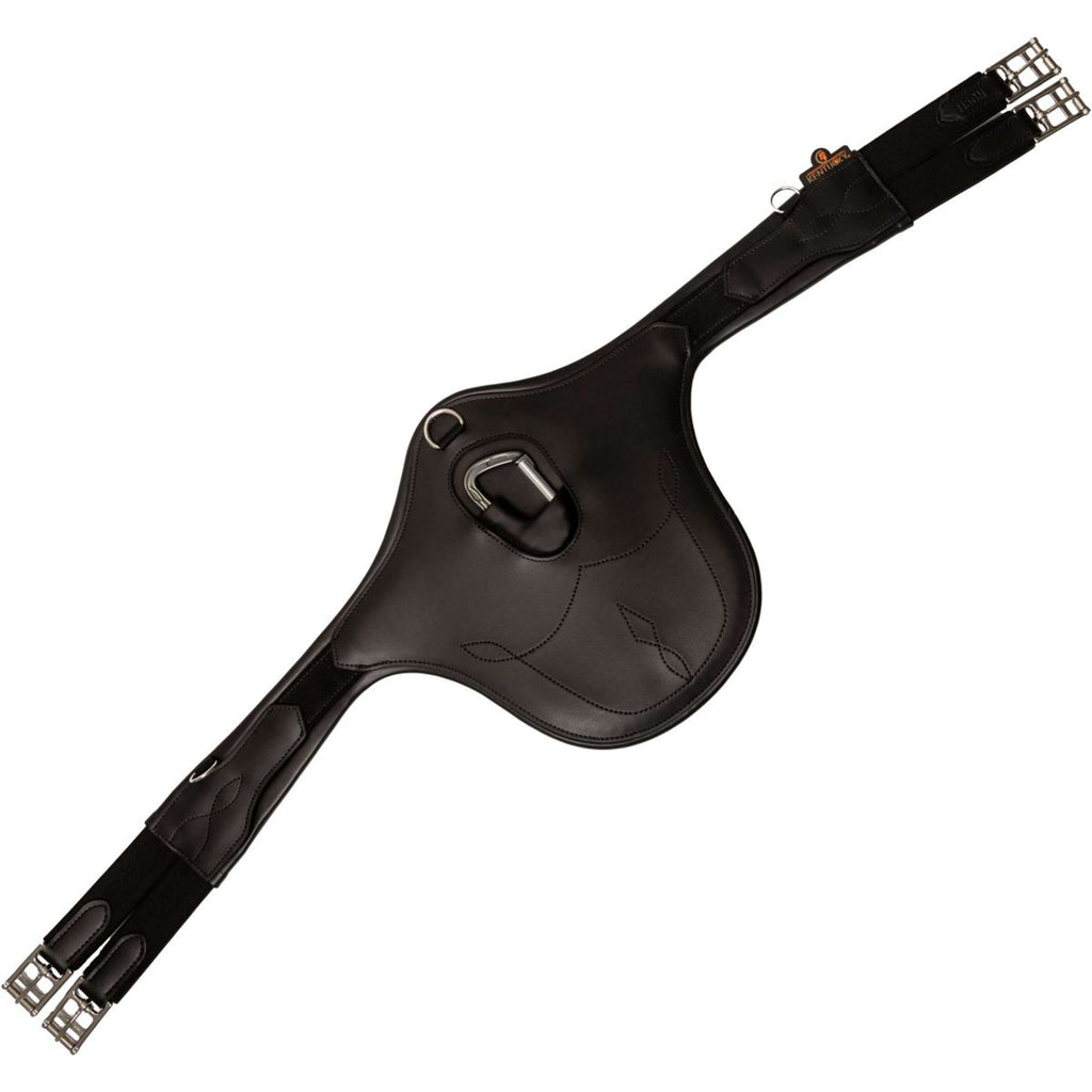 Kentucky Horsewear Sangle d'Obstacle Rabat Ventral Anatomic Noir