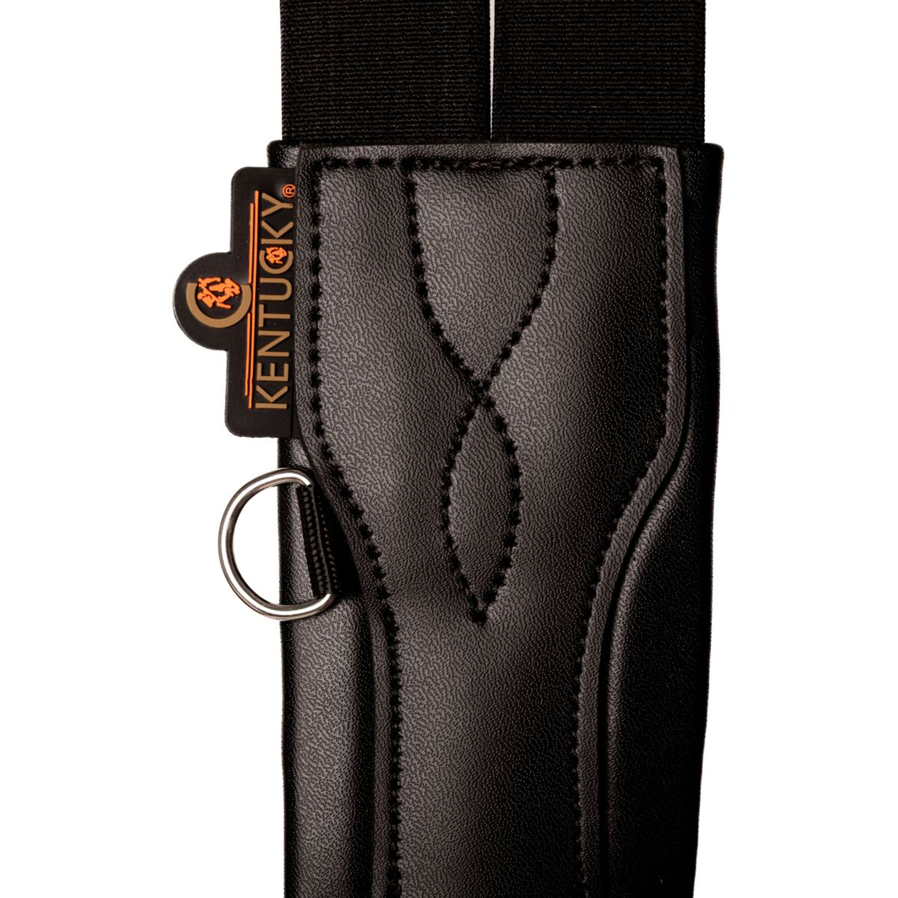 Kentucky Horsewear Sangle d'Obstacle Rabat Ventral Anatomic Noir