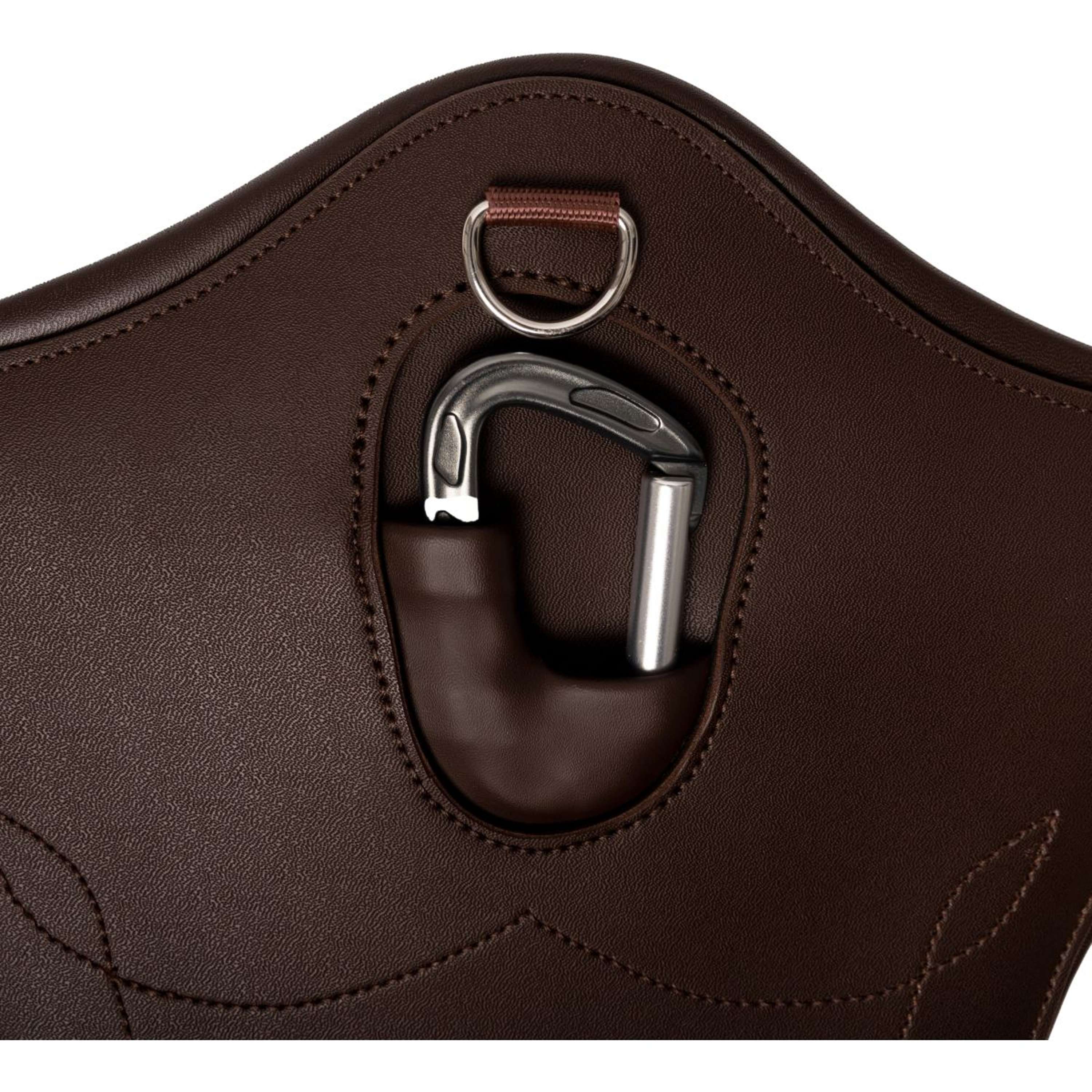 Kentucky Horsewear Sangle d'Obstacle Rabat Ventral Anatomic Marron