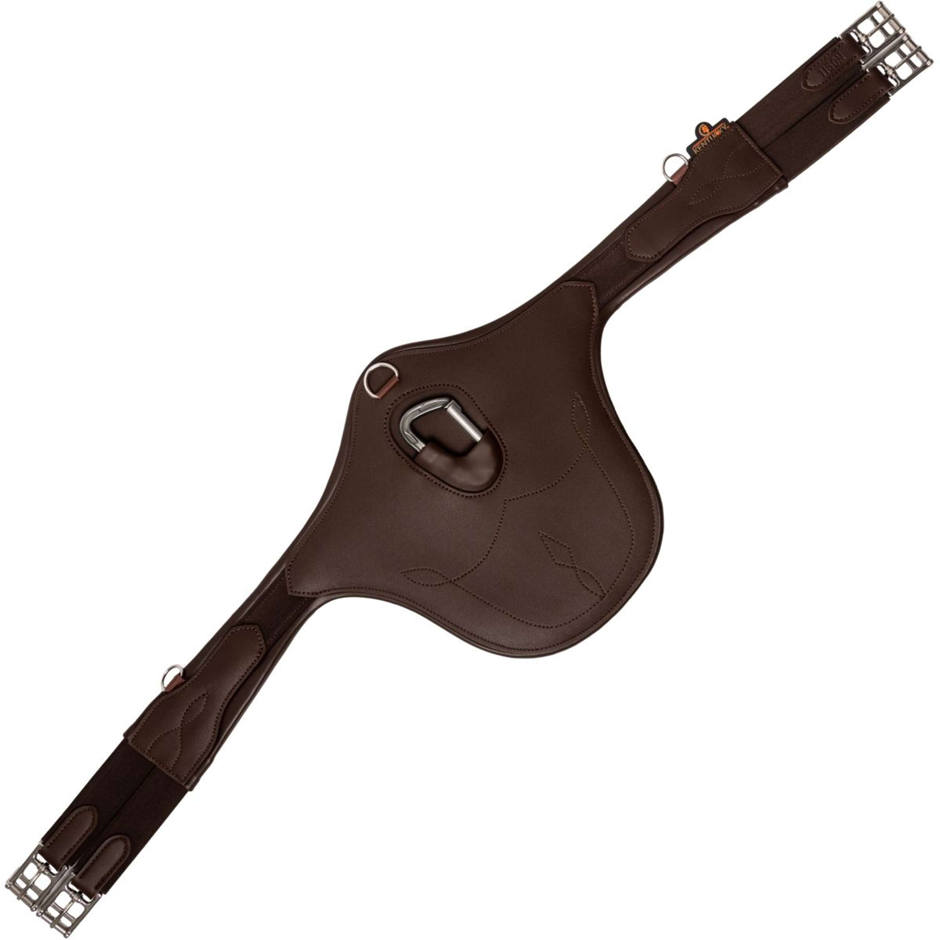 Kentucky Horsewear Sangle d'Obstacle Rabat Ventral Anatomic Marron