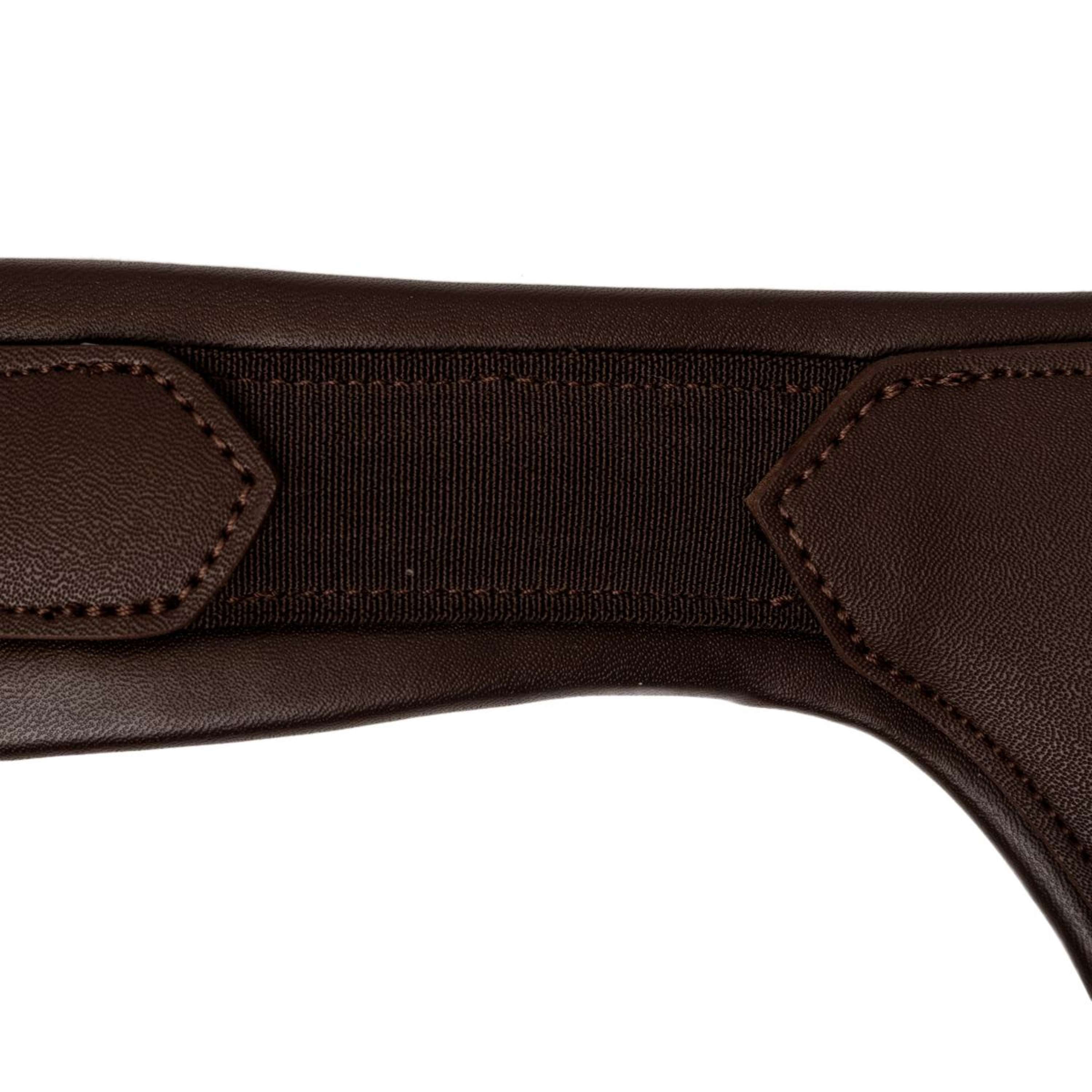 Kentucky Horsewear Sangle d'Obstacle Rabat Ventral Anatomic Marron