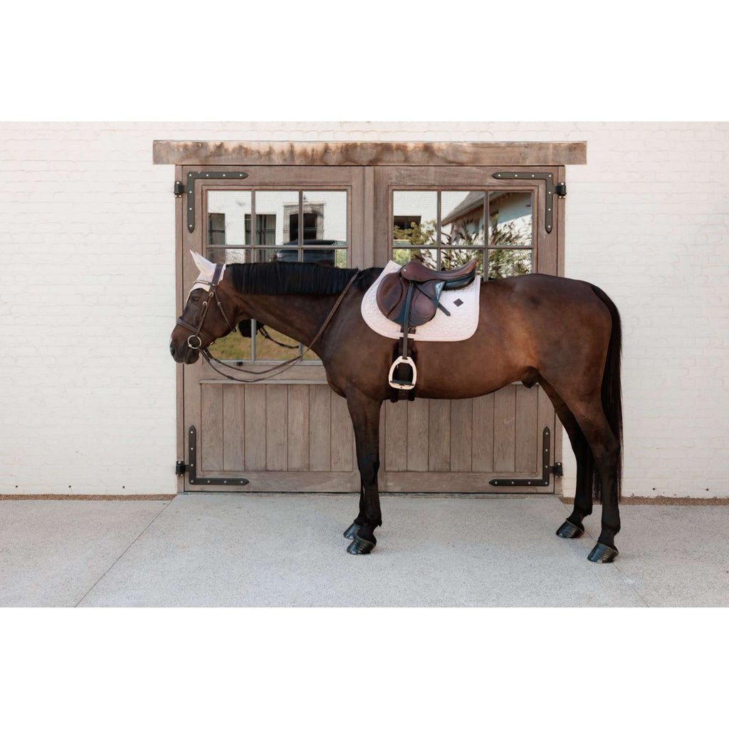 Kentucky Tapis de Selle Velvet de Saut Soft Rose