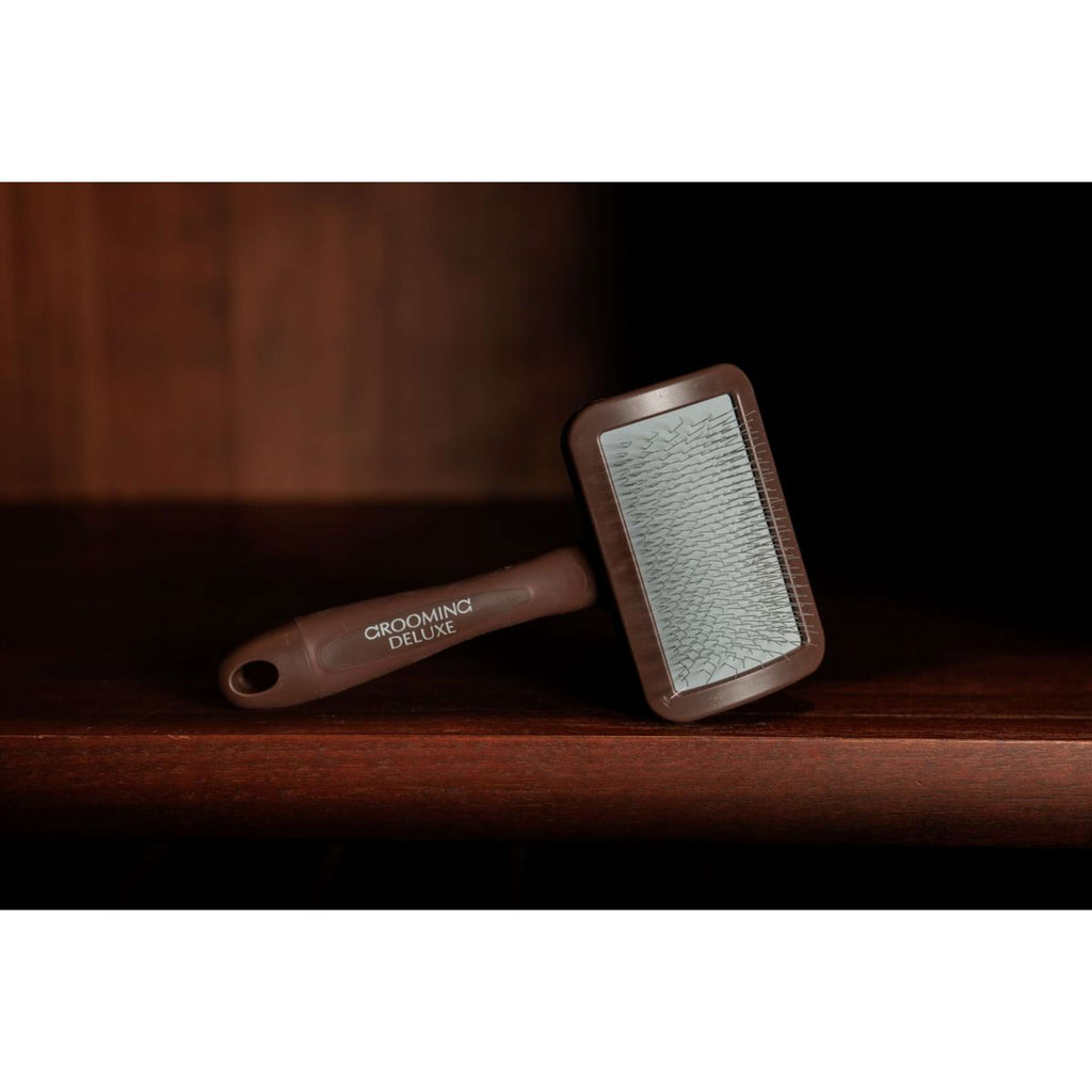 Grooming Deluxe by Kentucky Velcro Cleaning Brush Marron