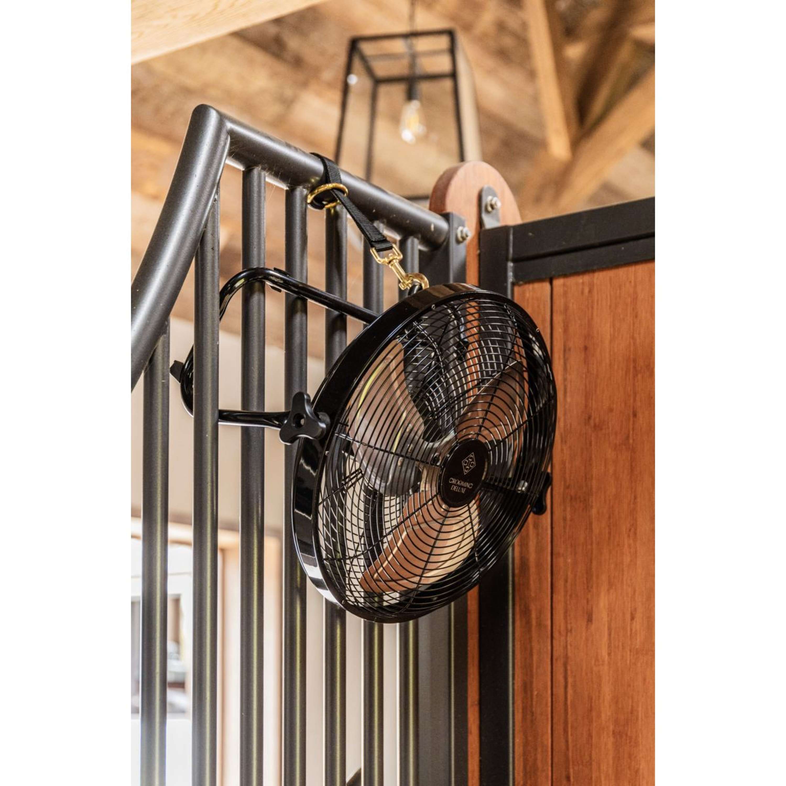 Kentucky Ventilateur sans fil avec Batterie et Chargeur Noir