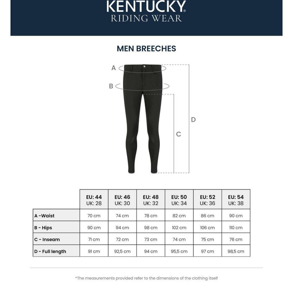 Kentucky Pantalon d'Équitation Mexico Knee Grip Hommes Marin