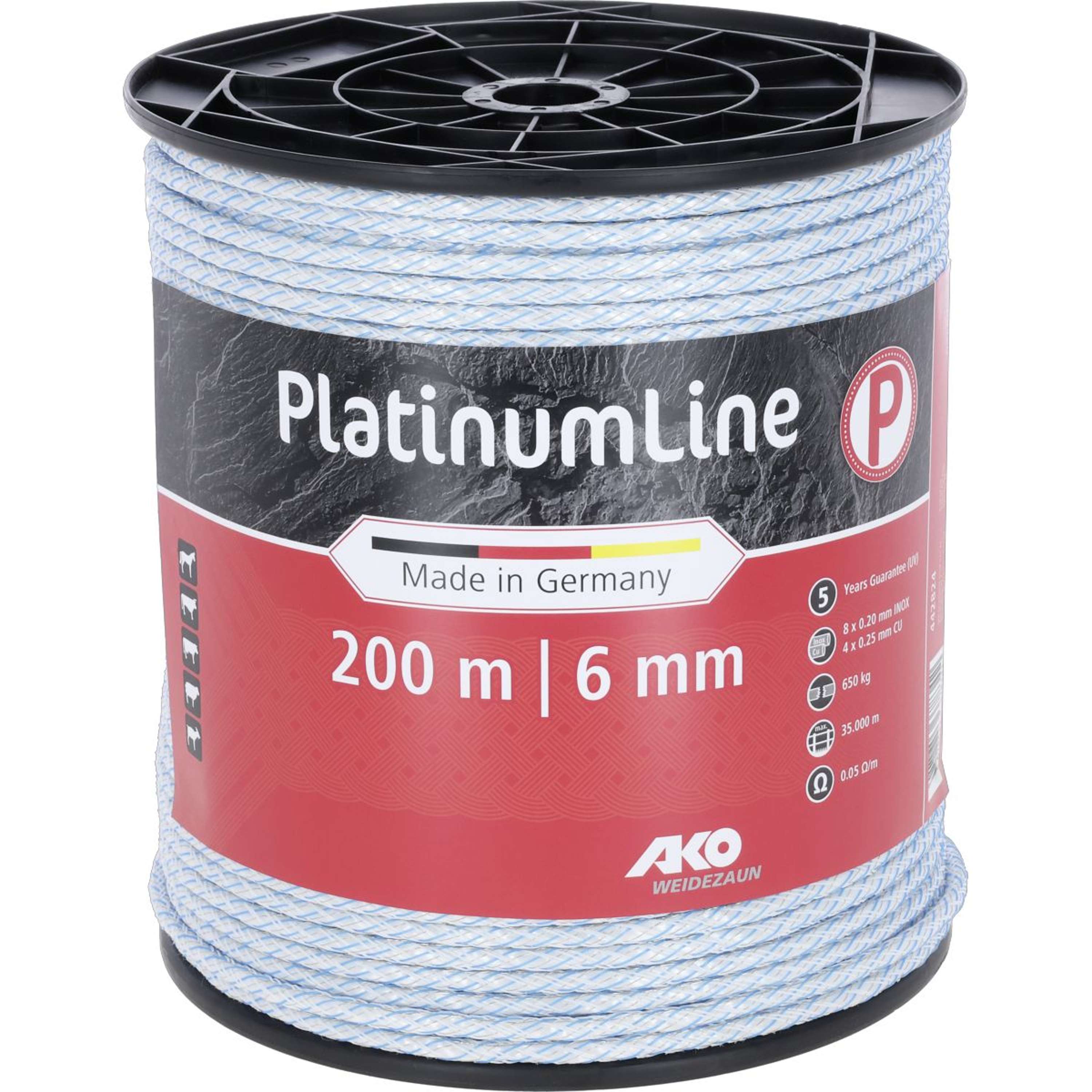 Ako Corde PlatinumLine 200m Blanc/Bleu