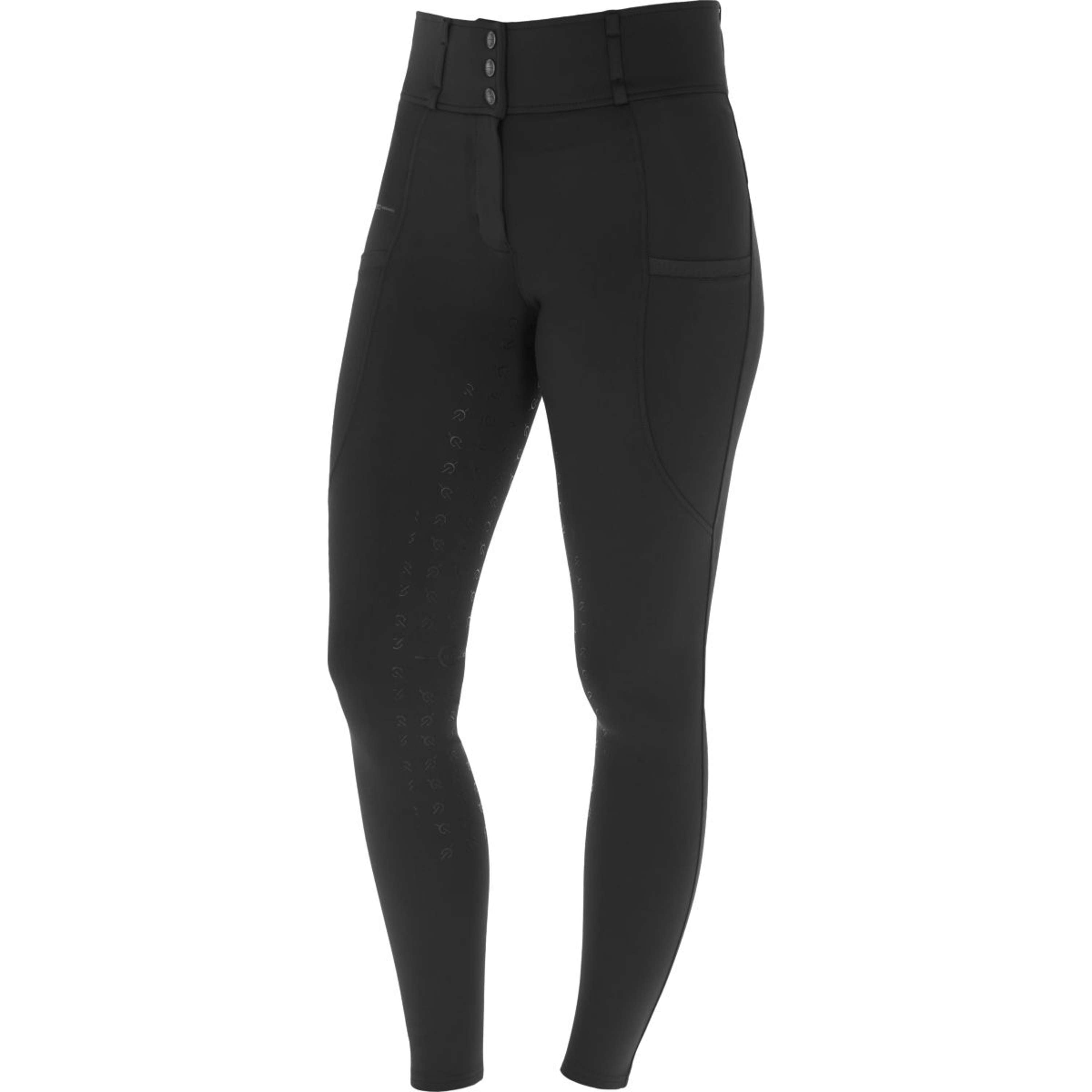 Covalliero Pantalon d'Équitation Highwaist Full Grip Noir
