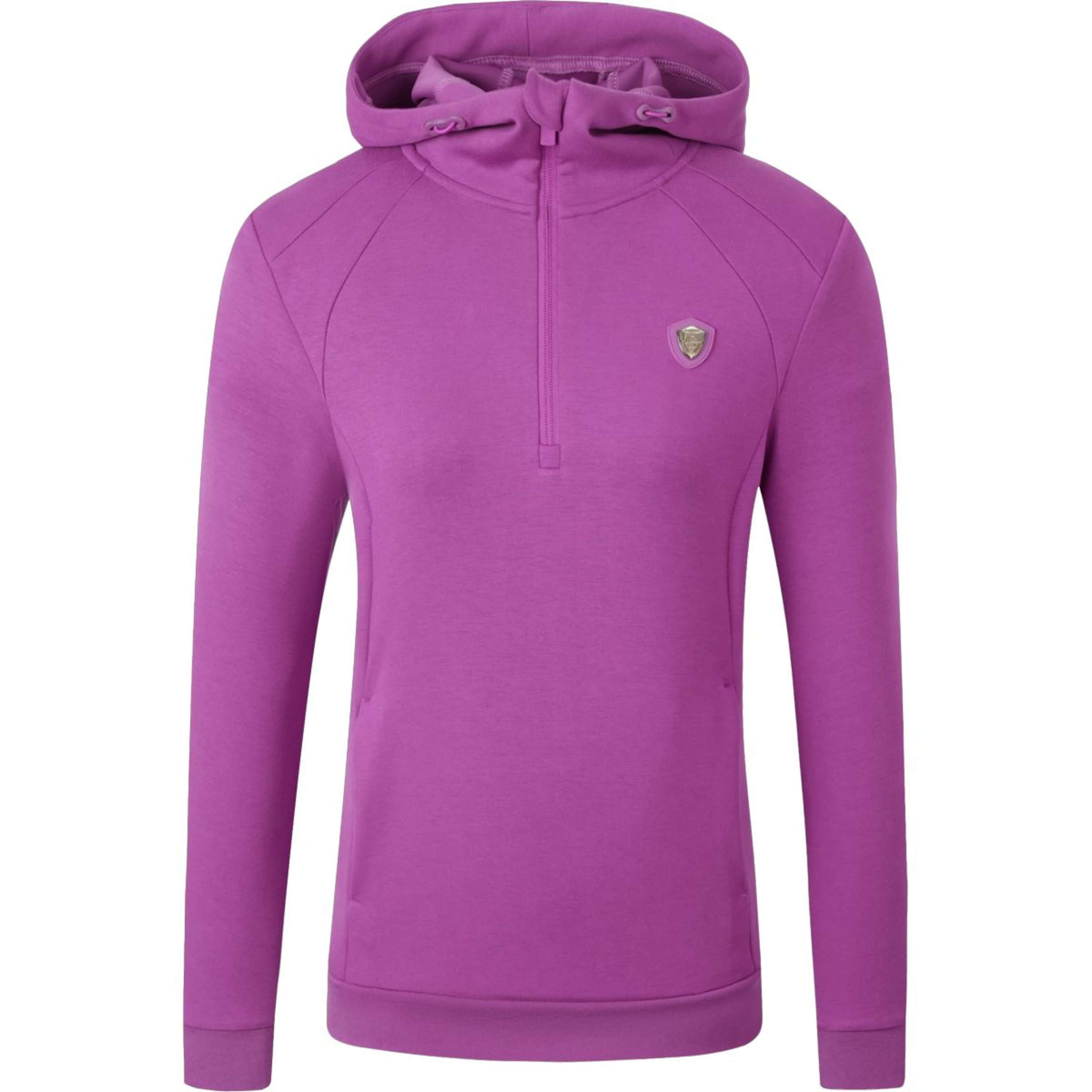 Covalliero Pull col Hoodie SS26 Femme Light Berry