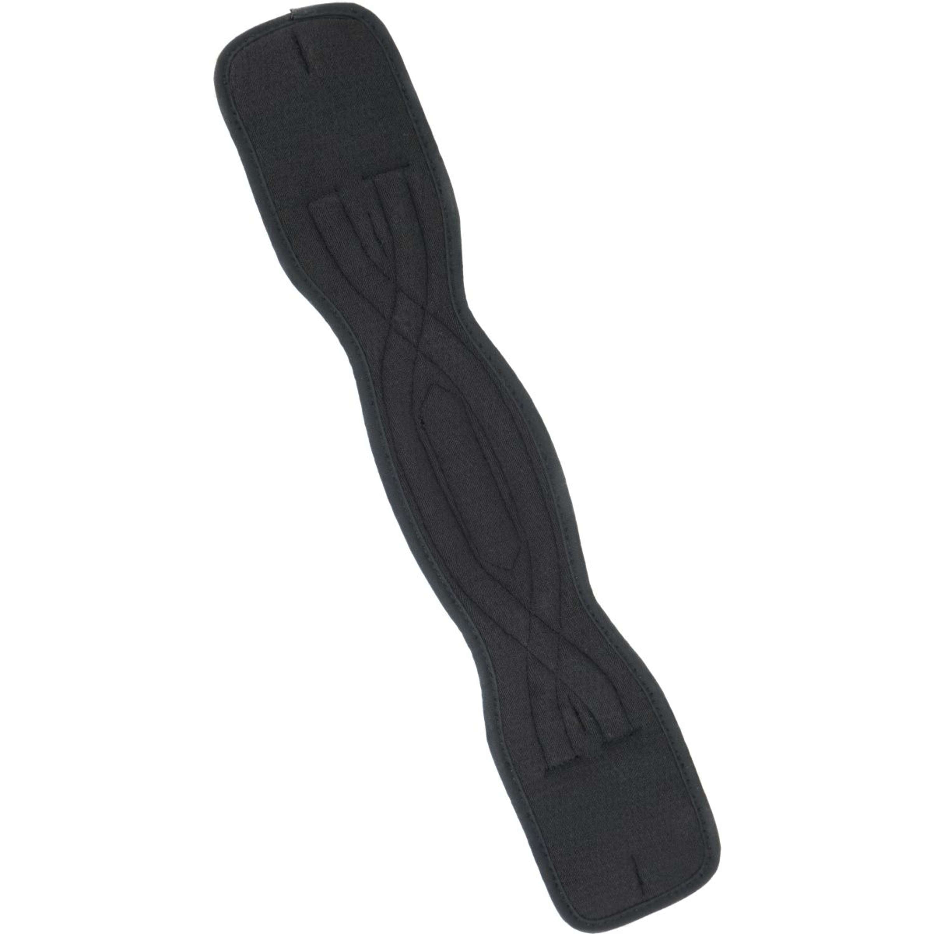 Kieffer Sangle de Dressage Air-Tex sans Élastique Noir