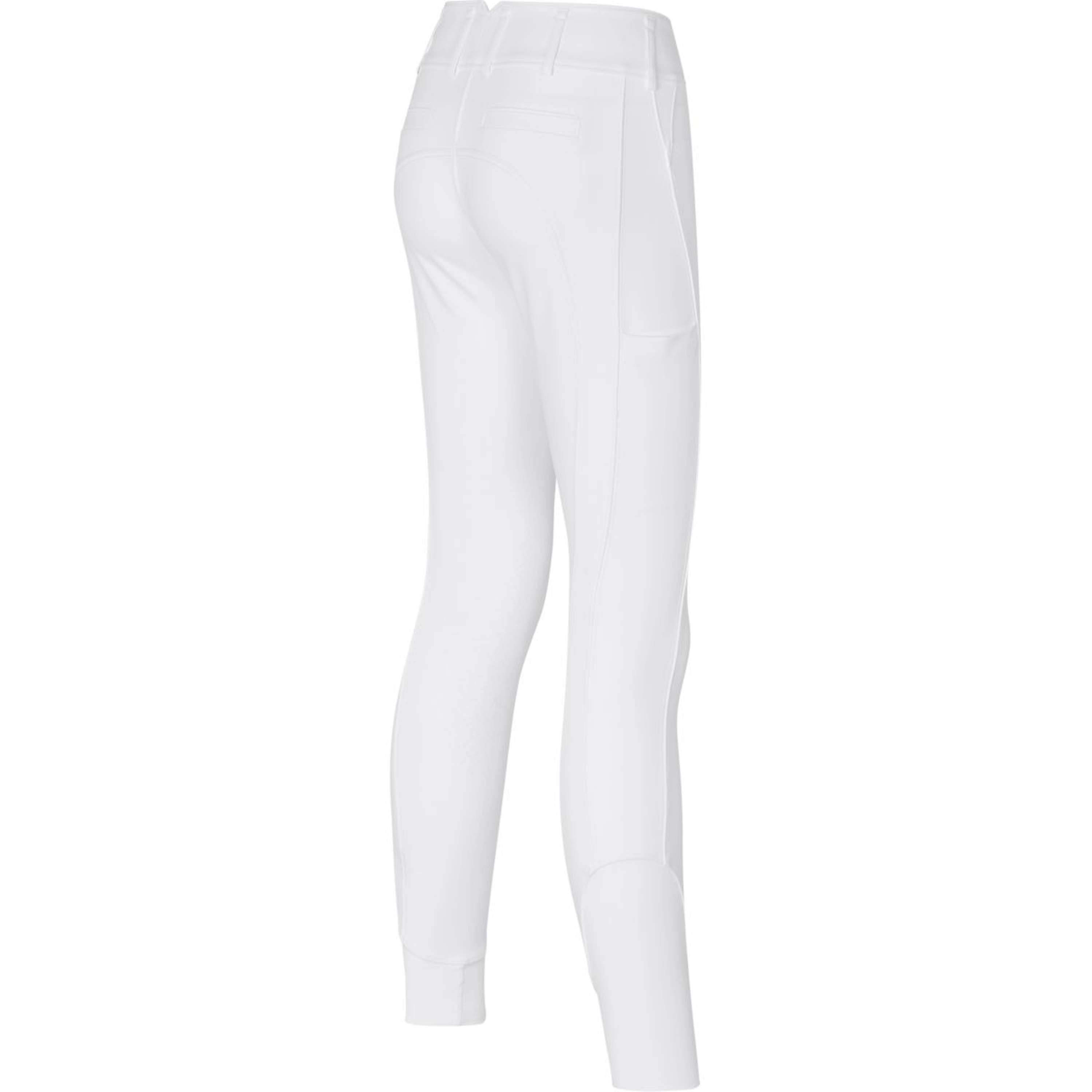 Kingsland Pantalon d'Équitation Kira Prise de Genou Blanc