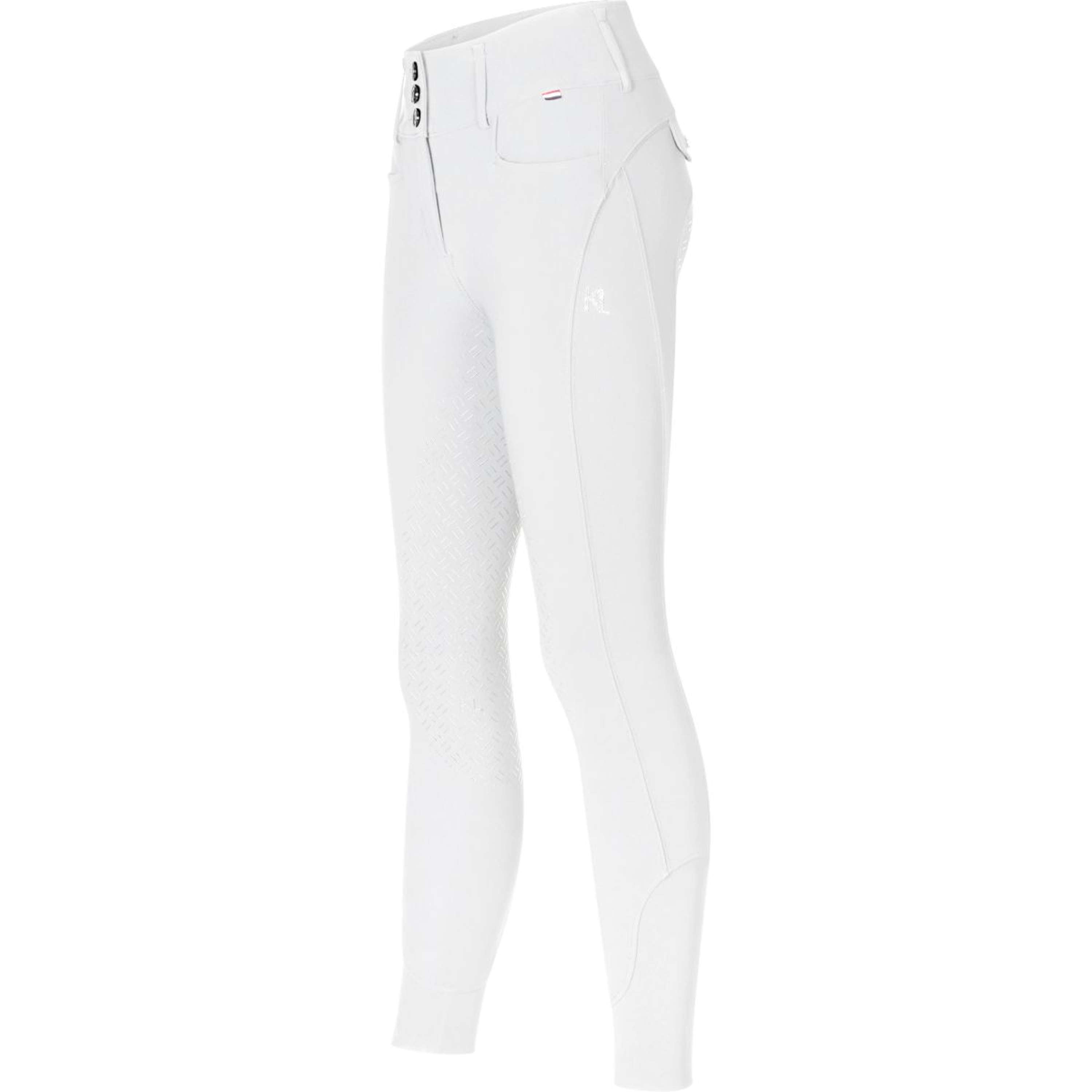 Kingsland Pantalon d'Équitation Kimi Full Grip Blanc