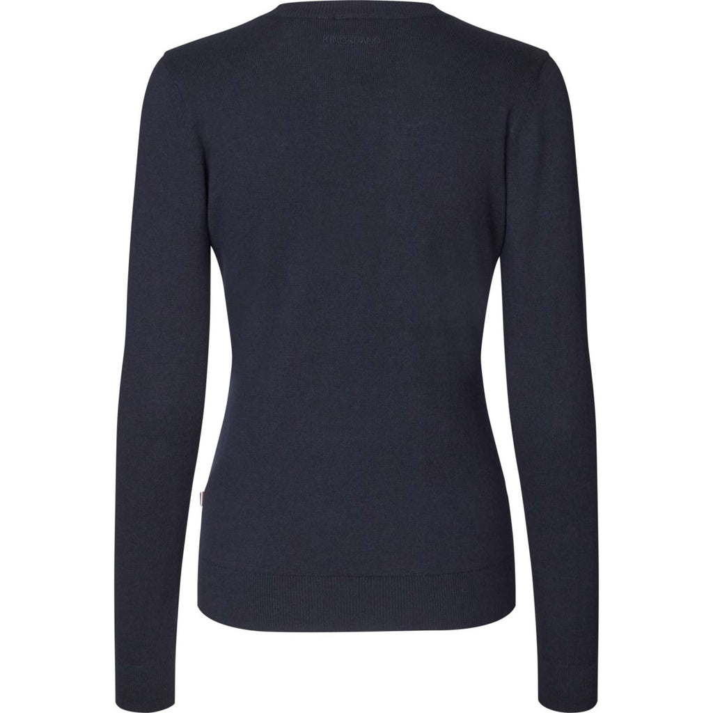Kingsland Pullover Classic Col en O Marin