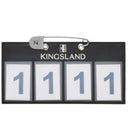 Kingsland Porte-numéro Classic 4 Chiffres Noir