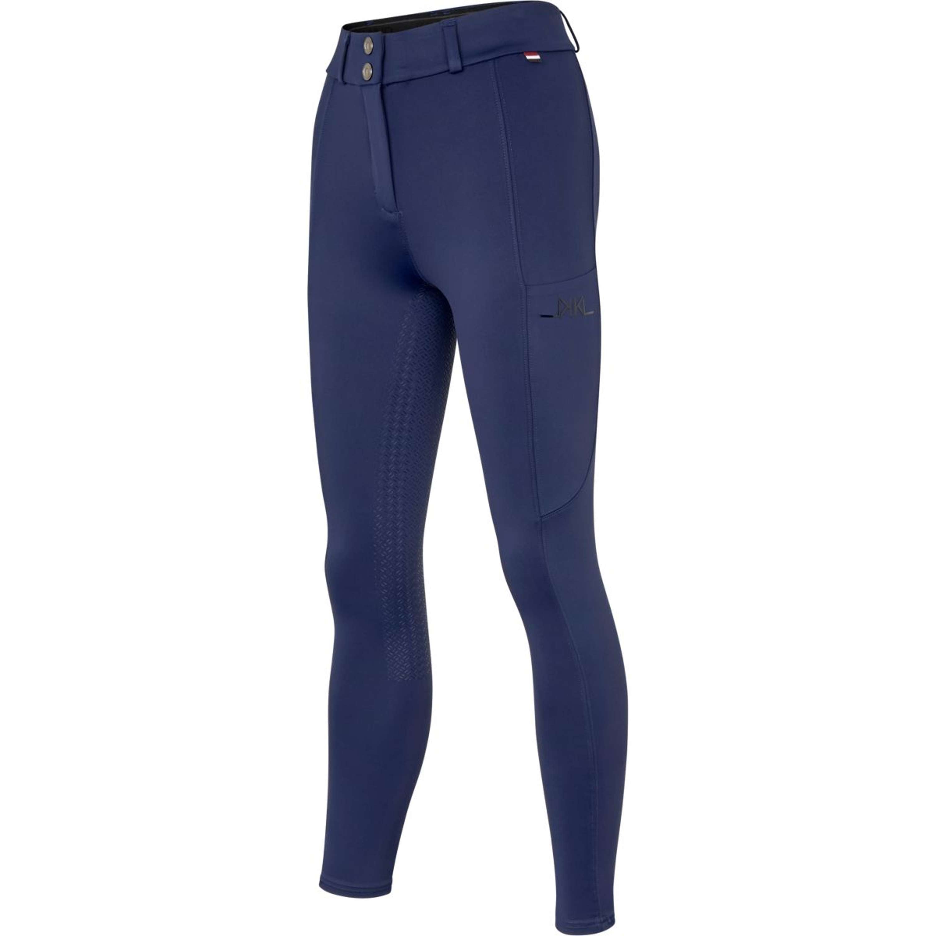 Kingsland Pantalon d'Équitation KLKaya Full Grip Dames Bleu du Soir