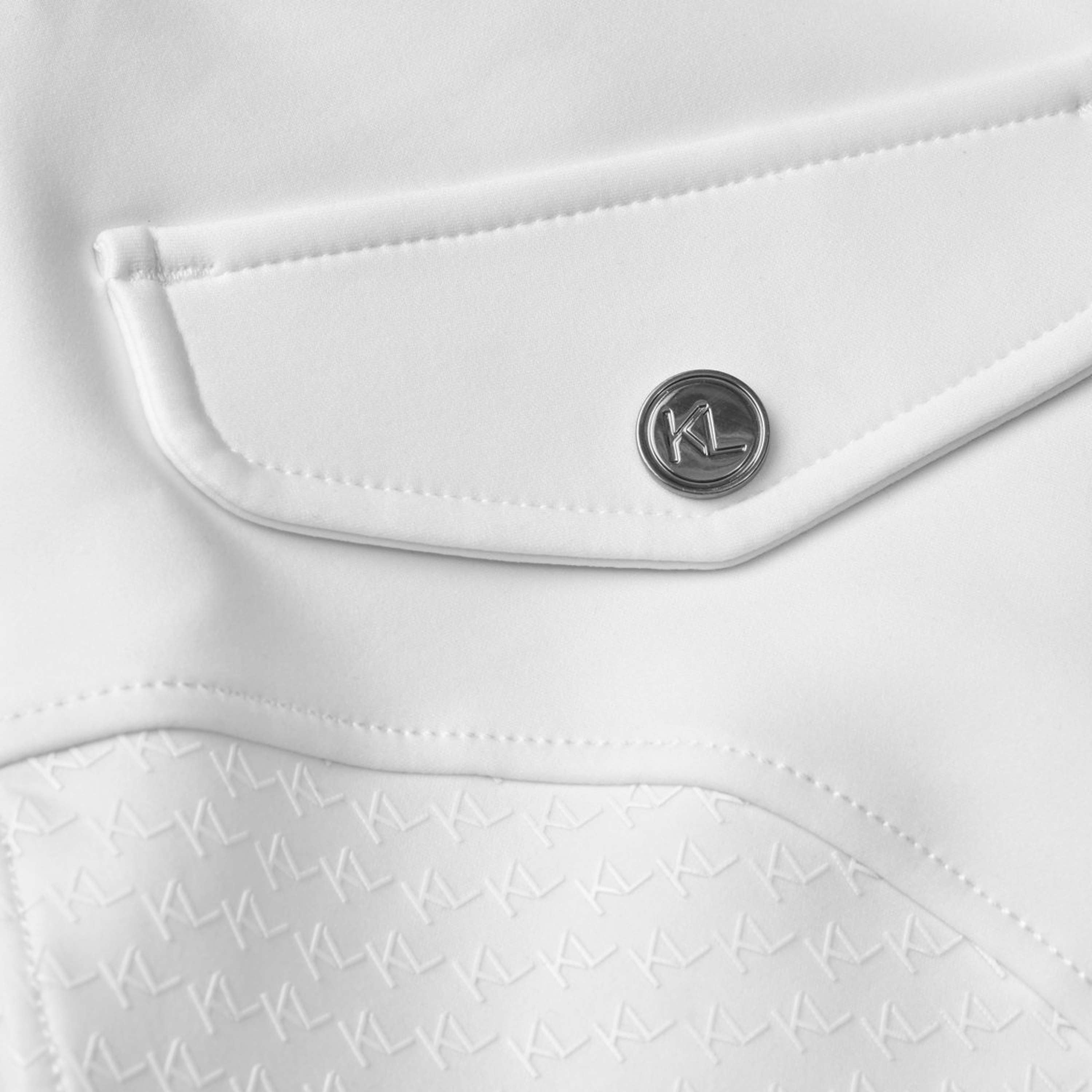 Kingsland Pantalon d'Équitation KLKatty Full Grip Blanc
