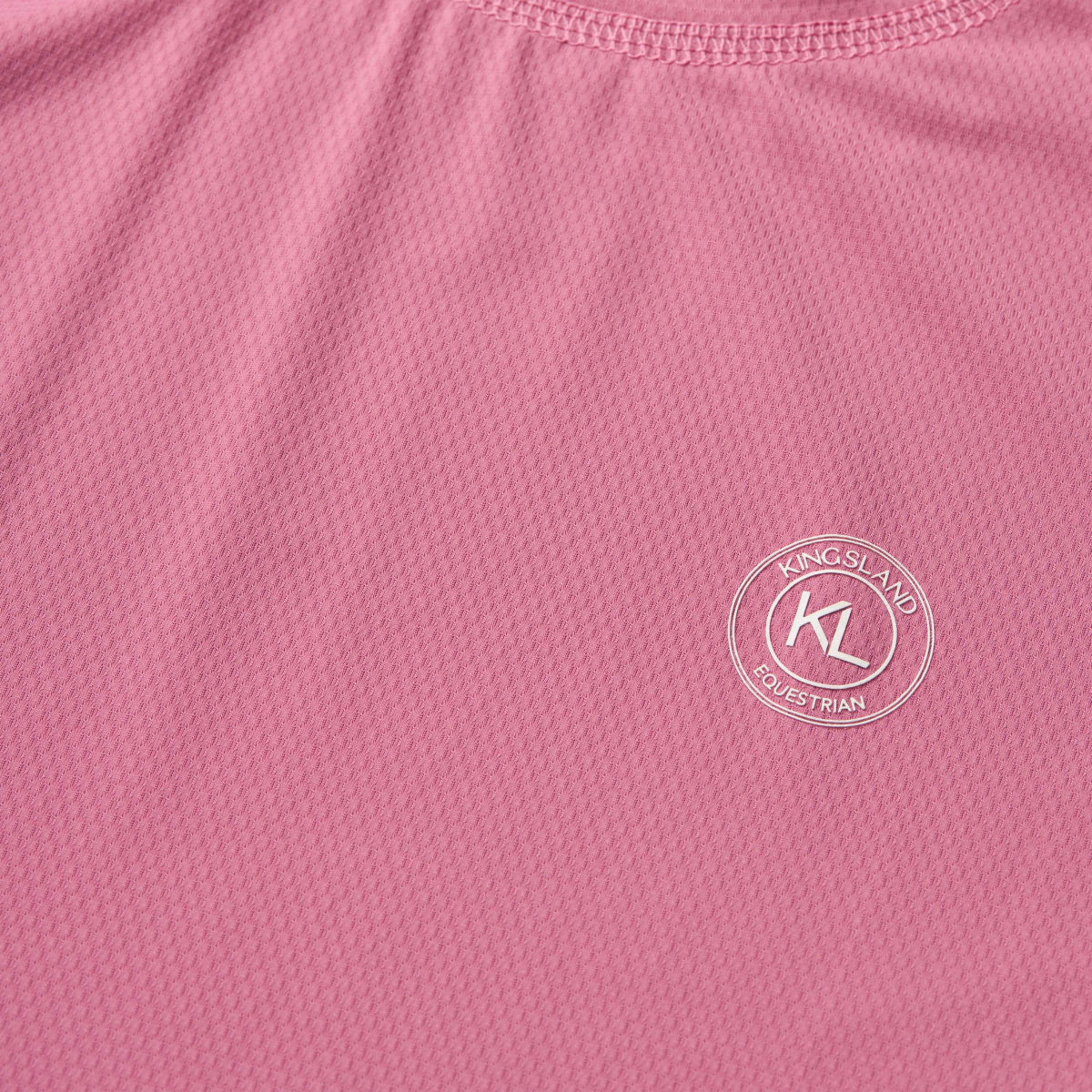 Kingsland T-Shirt KLLeona Technical Heather Rose